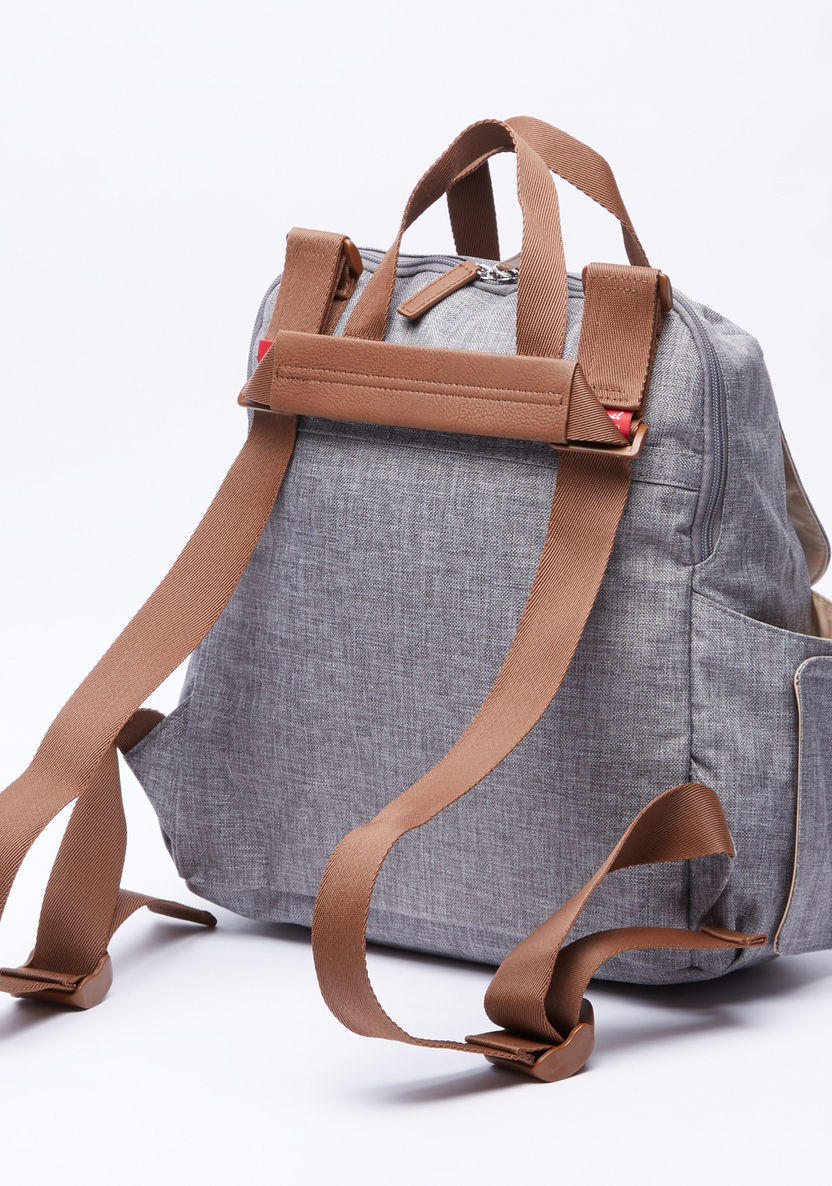 Babymel Diaper Backpack with Flap and Adjuatable Shoulder Straps-Diaper Bags-image-1
