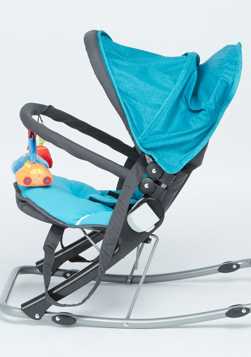 Juniors Volcano Baby Rocker with Toy Bar-Infant Activity-image-2