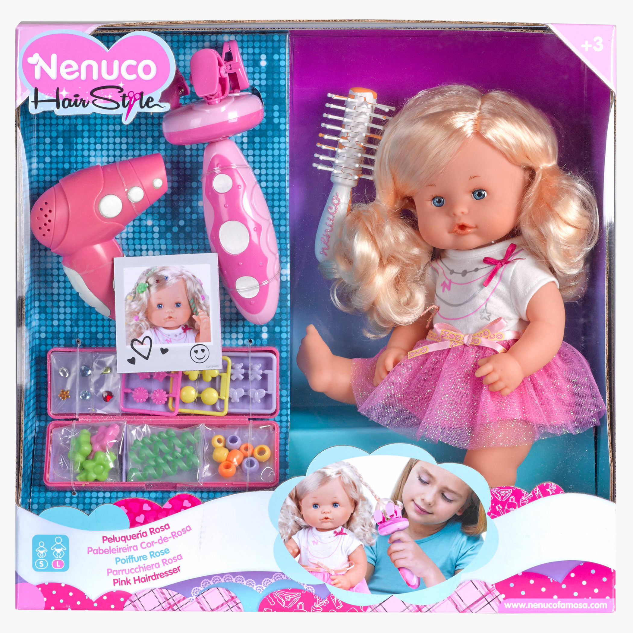 Nenuco Doll with Hair Accessories Playset