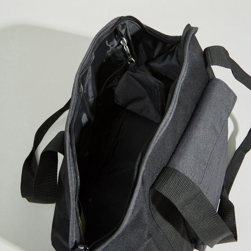 Giggles Diaper Bag with Twin Handles and Zip Closure-Diaper Bags-image-5