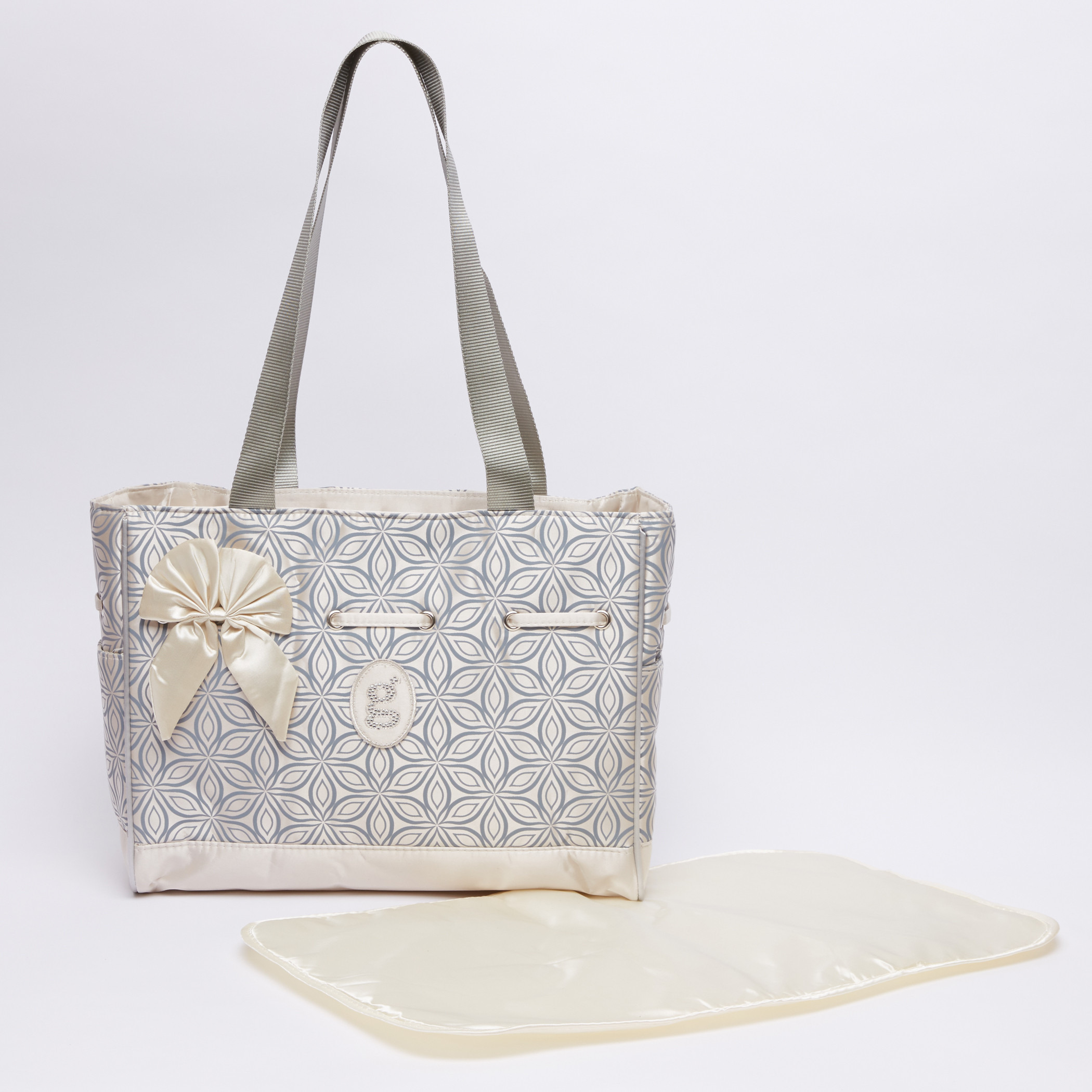 Giggles Printed Diaper Bag with Zip Closure-baby-gear-diaperbags-image-1