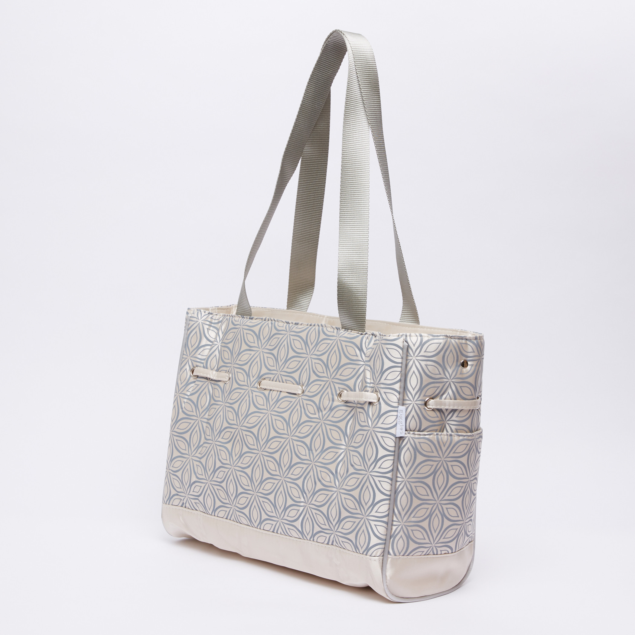 Giggles Printed Diaper Bag with Zip Closure-baby-gear-diaperbags-image-2
