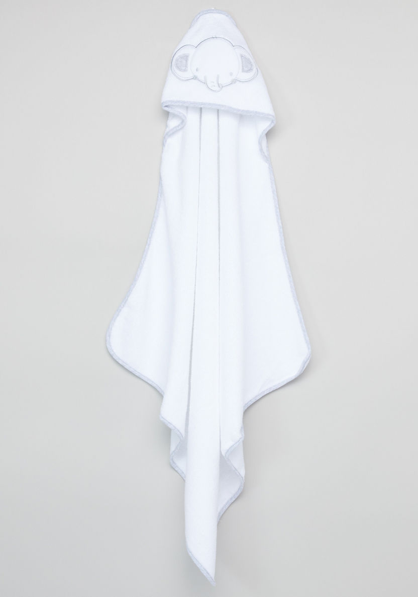 Giggles Applique Detail 4-Piece Bath Set-Towels and Flannels-image-3
