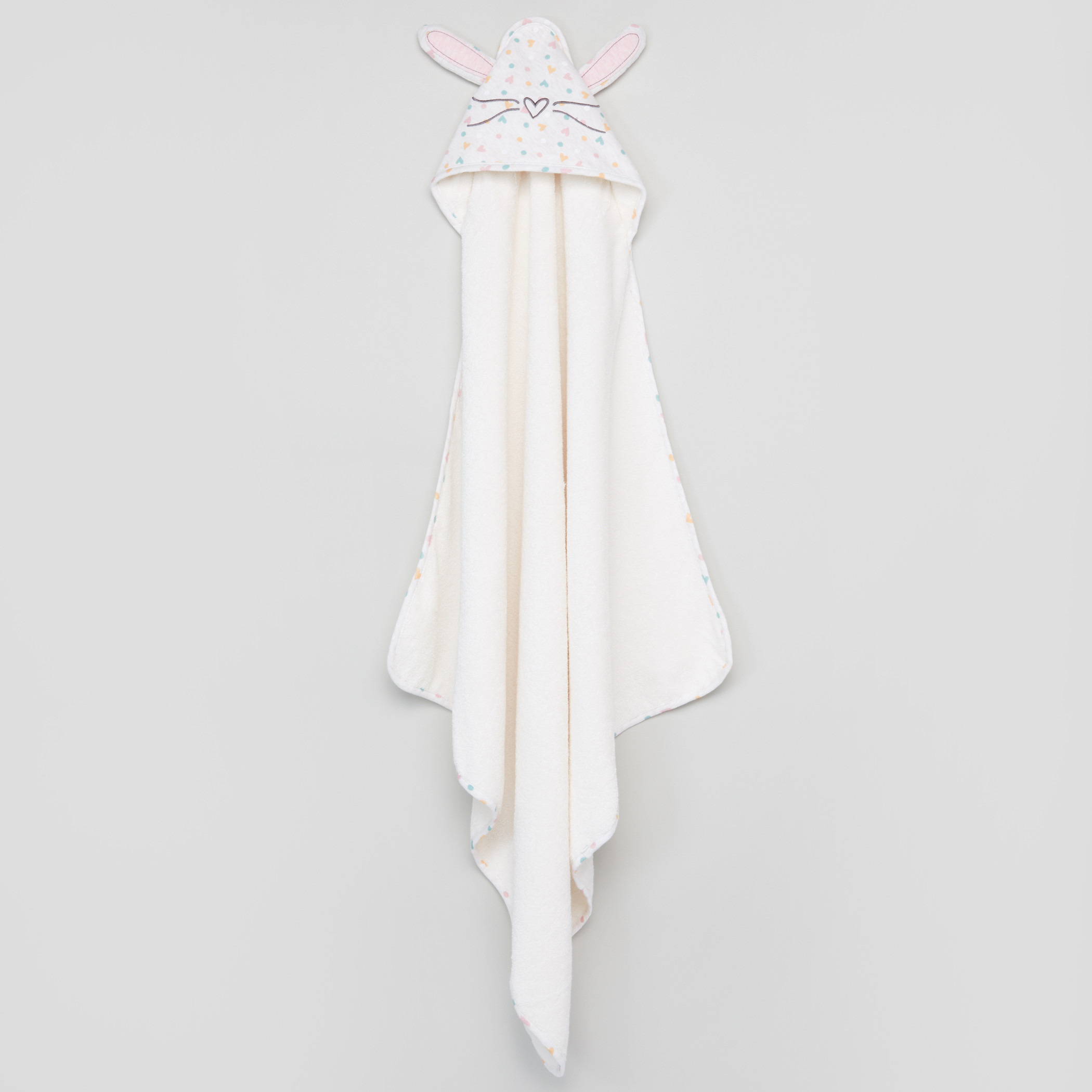 Giggles Hooded Towel with Wash Cloth-baby-bathandcare-towels-image-2