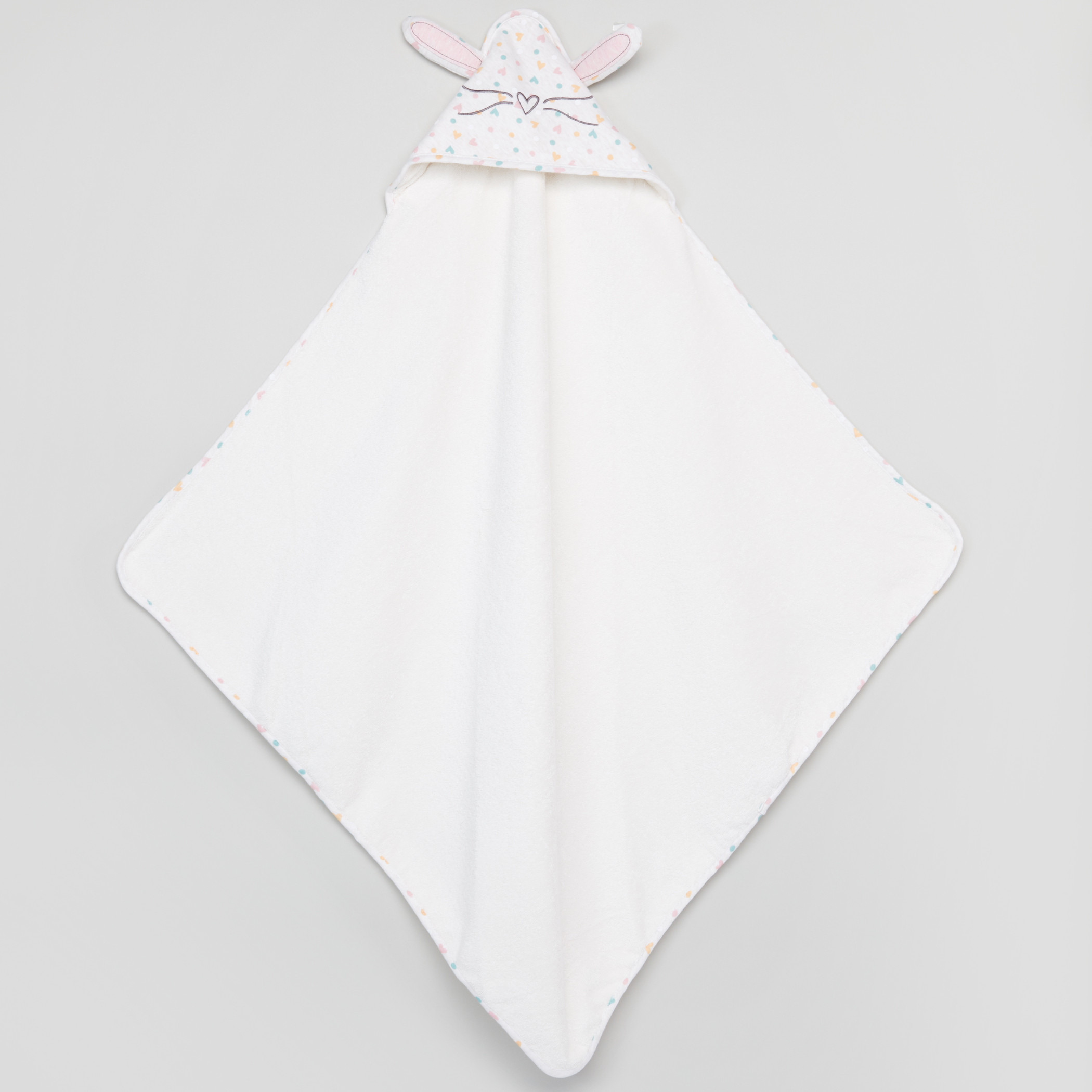 Giggles Hooded Towel with Wash Cloth-baby-bathandcare-towels-image-3