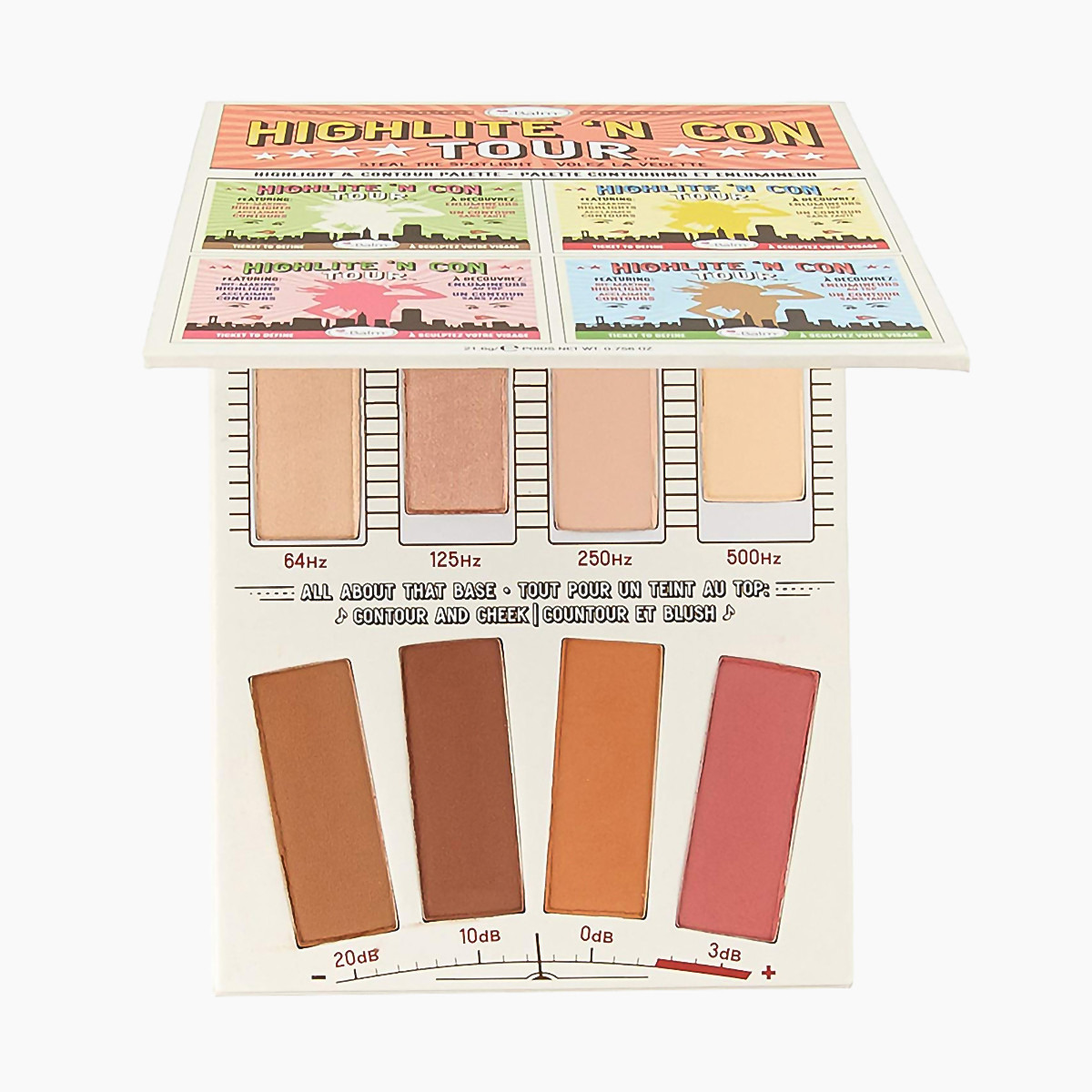باليت هايلايتر وكنتور من ذا بالم-beautyandpersonalcare-makeup-face-contour-image-2