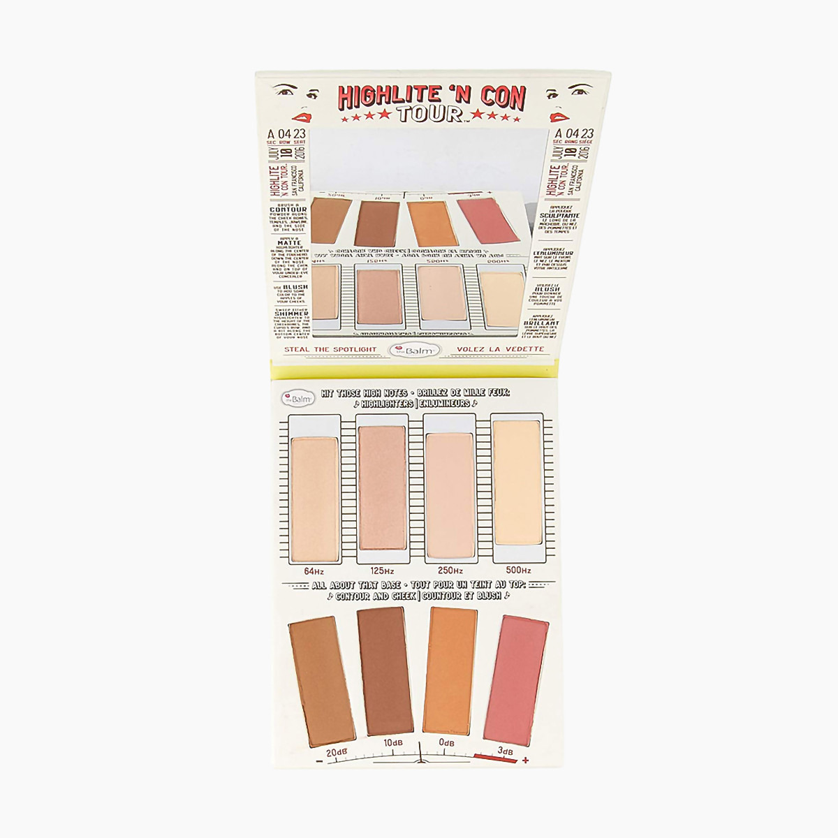 باليت هايلايتر وكنتور من ذا بالم-beautyandpersonalcare-makeup-face-contour-image-1