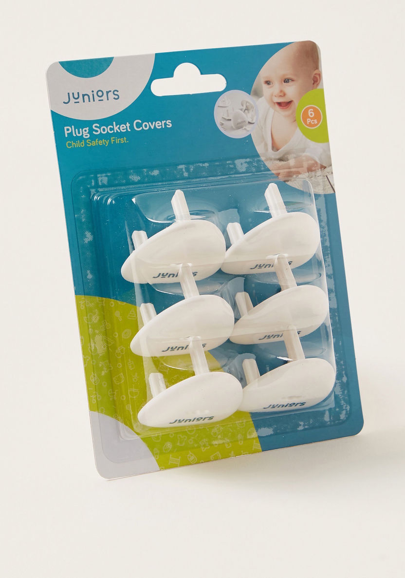 Juniors Plug Socket Cover - Set of 6-Babyproofing Accessories-image-0