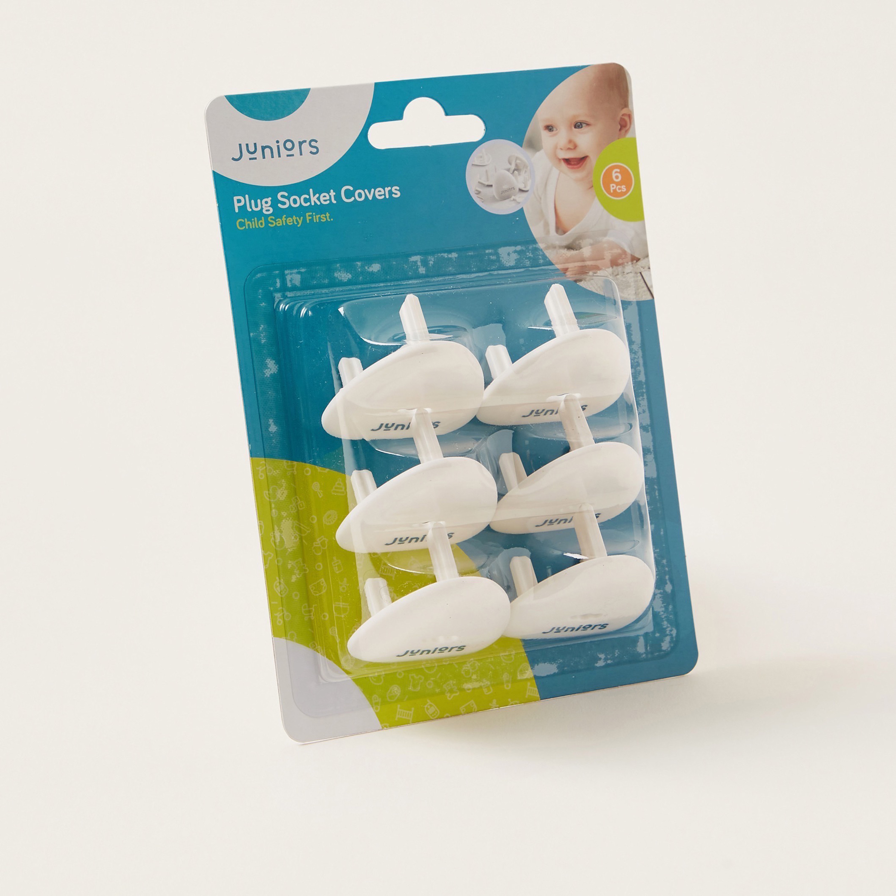 Bsaw Buy Juniors Plug Socket Cover - Set of 6 Online | Centrepoint Qatar