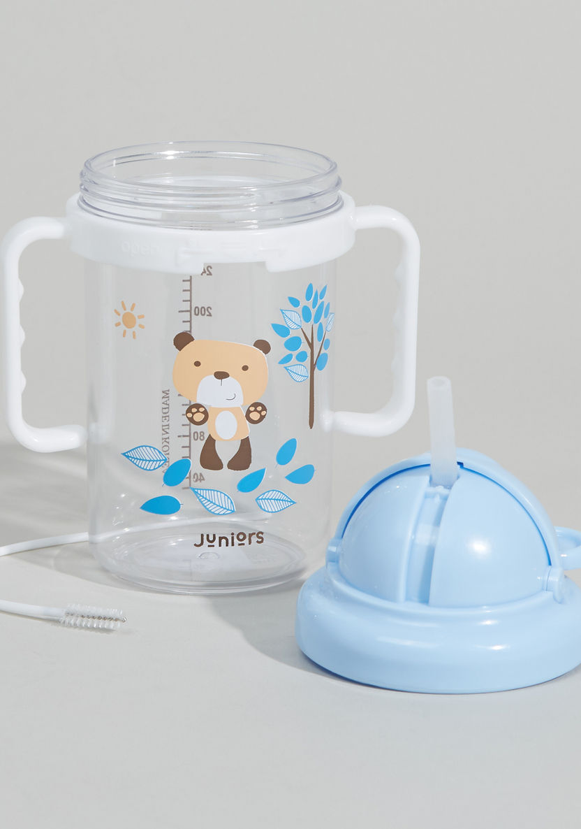 Juniors Printed Spout Cup with Brush-Mealtime Essentials-image-2