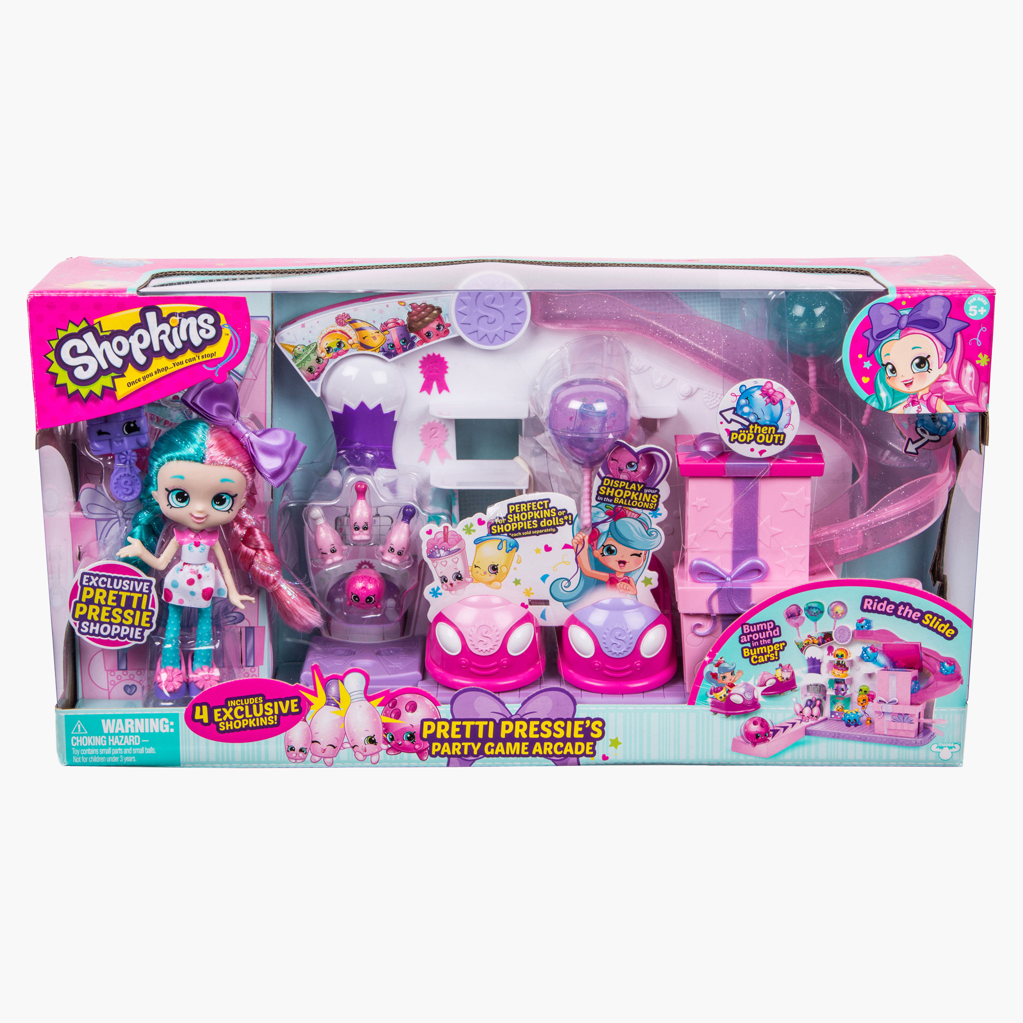 Shopkins Shoppies Pressie s Party Game Arcade Playset