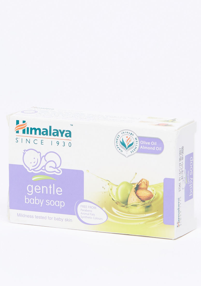 Himalaya Gentle Baby Soap with Almond Extract-Hair%2C Body and Skin-image-0