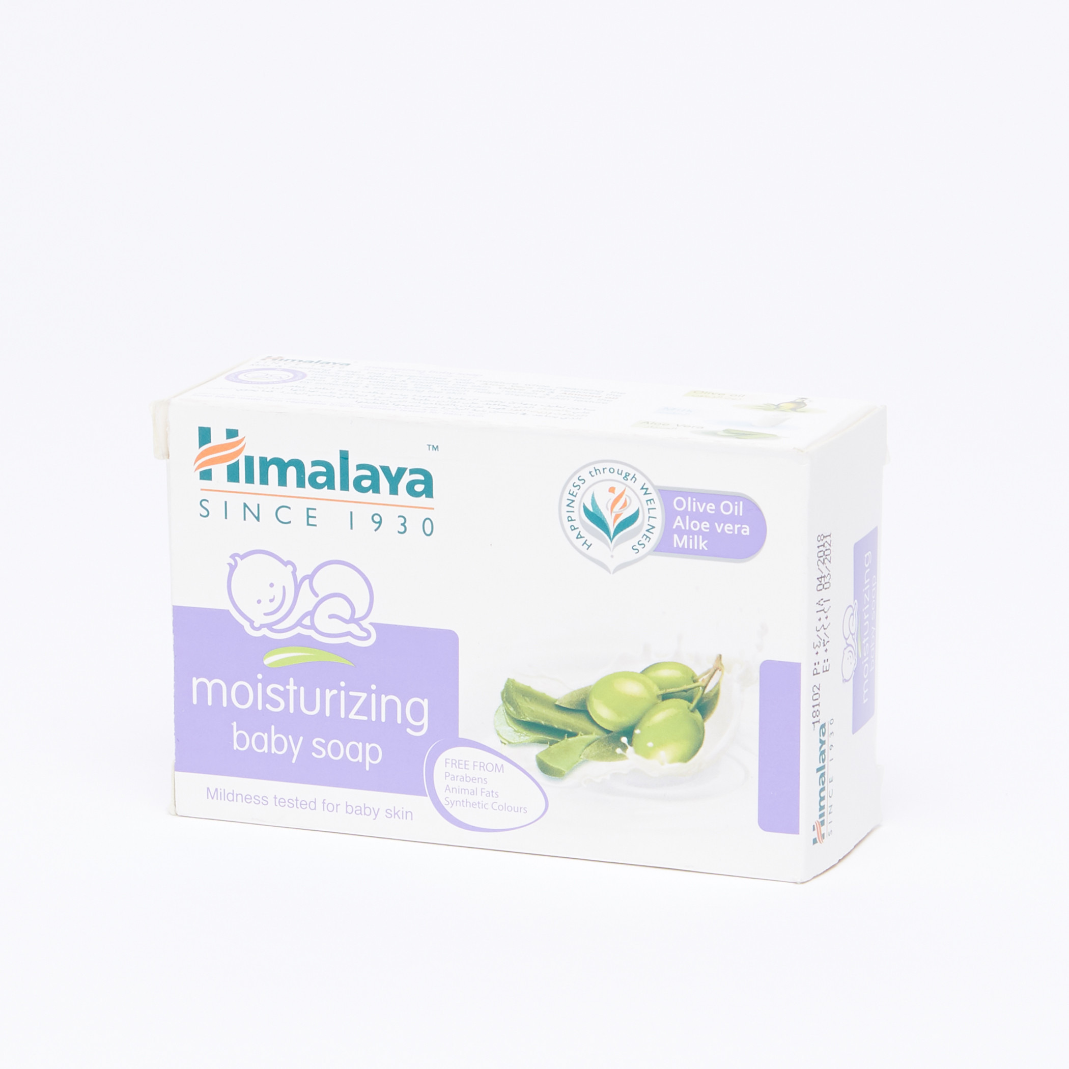 صابون أطفال مرطّب من هيملايا - 125 غ-baby-bathandcare-hairbodyskincare-image-1