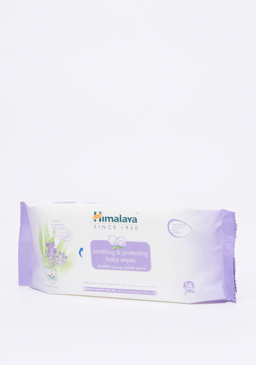 Himalaya Soothing and Protecting 56-Piece Baby Wipes-Baby Wipes-image-0