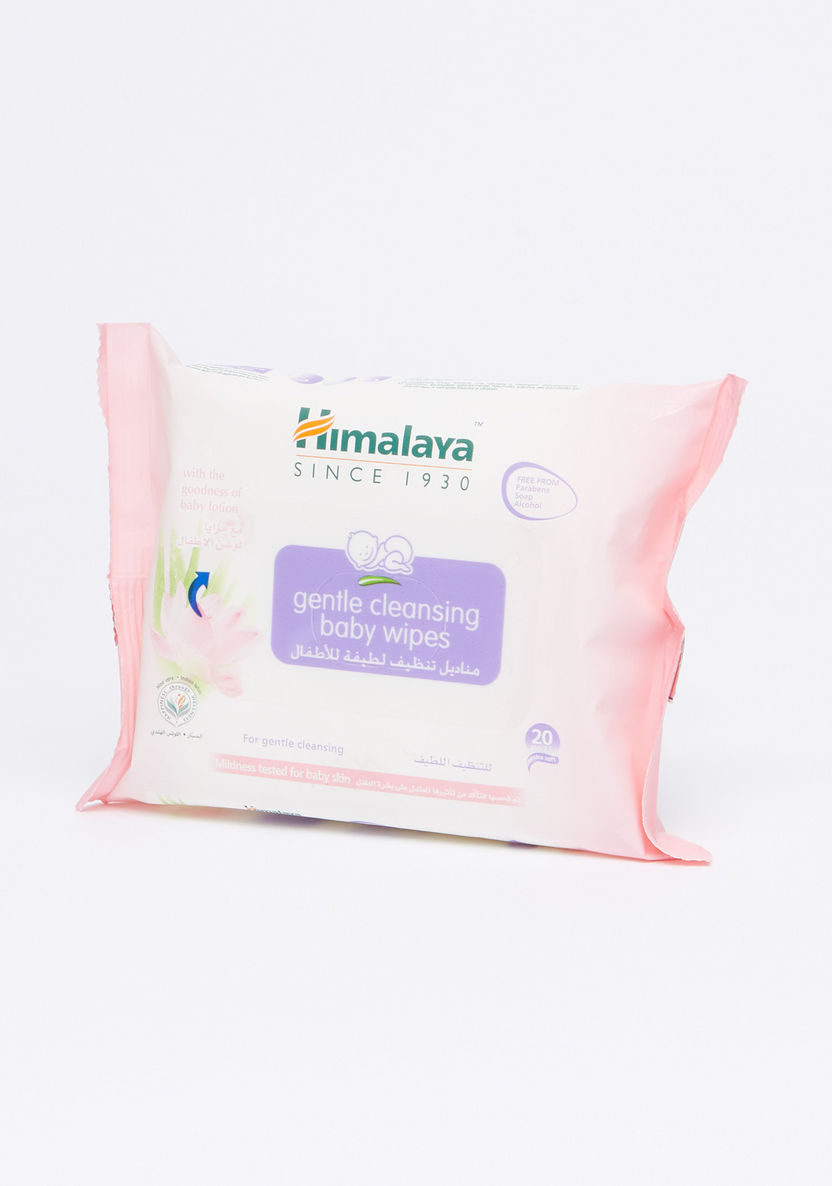 Himalaya Gentle Cleansing Baby Wipes - Set of 20-Baby Wipes-image-0