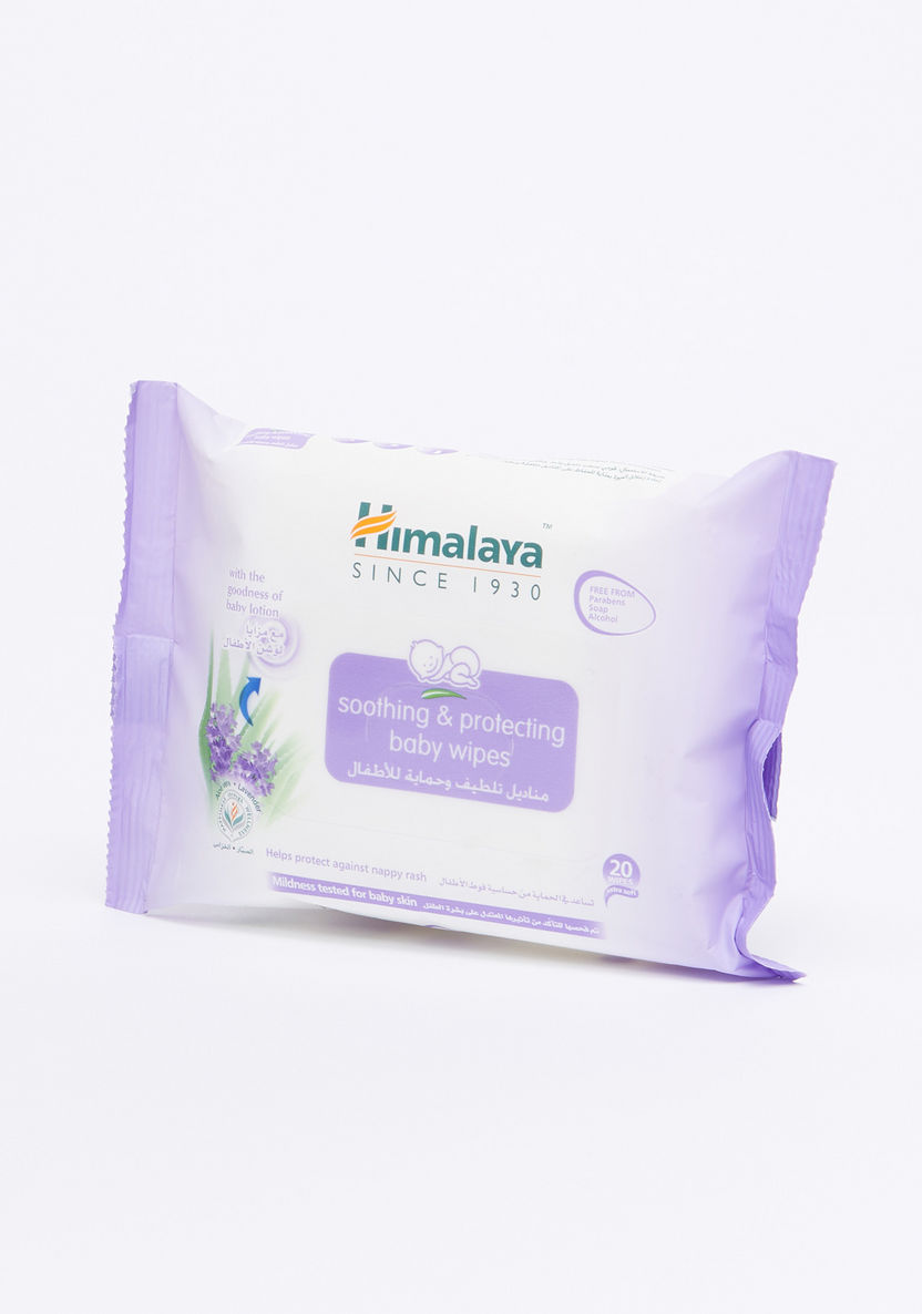 Himalaya Soothing and Protecting 20-Piece Baby Wipes-Baby Wipes-image-0