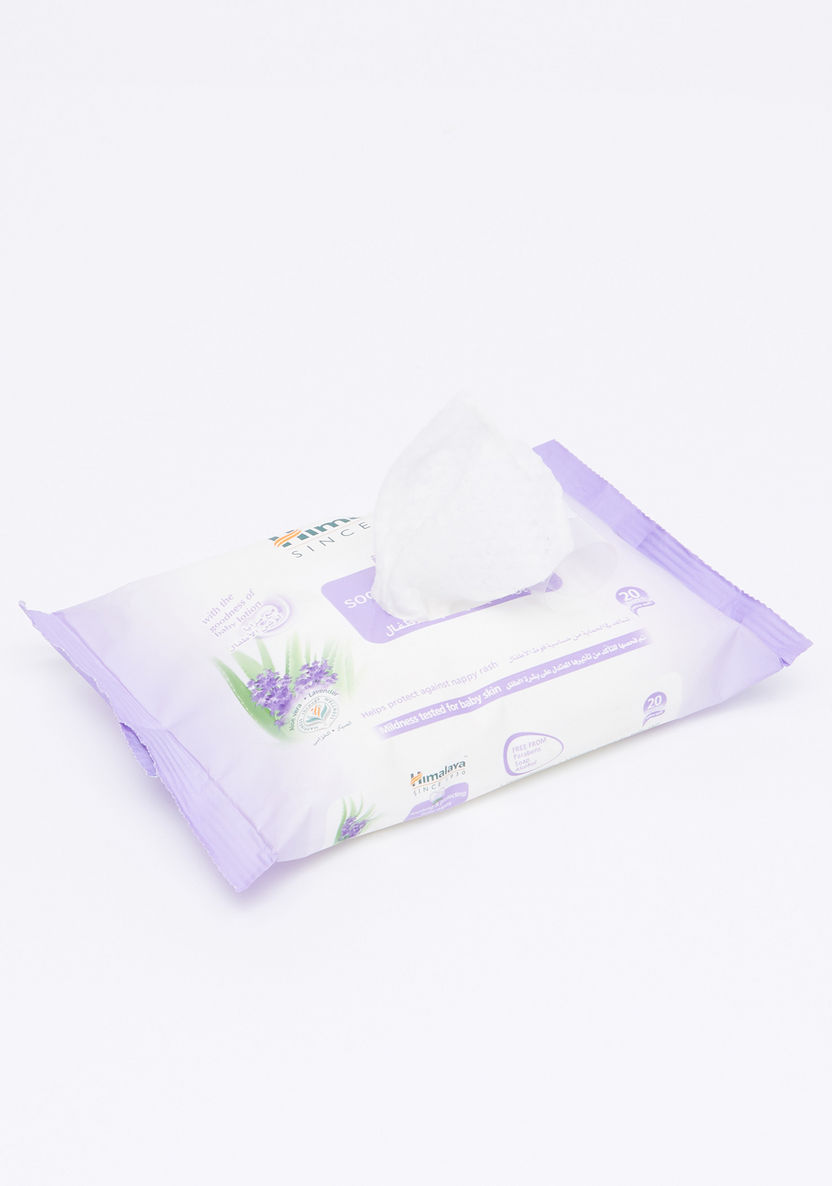 Himalaya Soothing and Protecting 20-Piece Baby Wipes-Baby Wipes-image-1