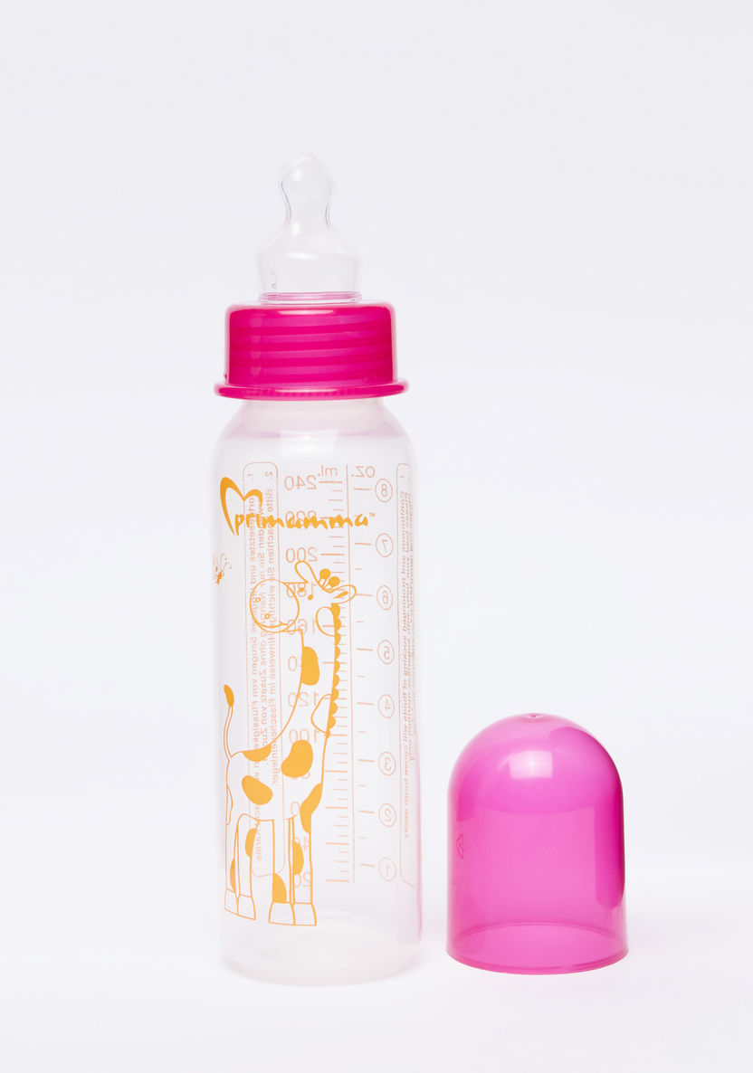 MAM Printed Feeding Bottle with Cap - 240 ml-Bottles and Teats-image-0
