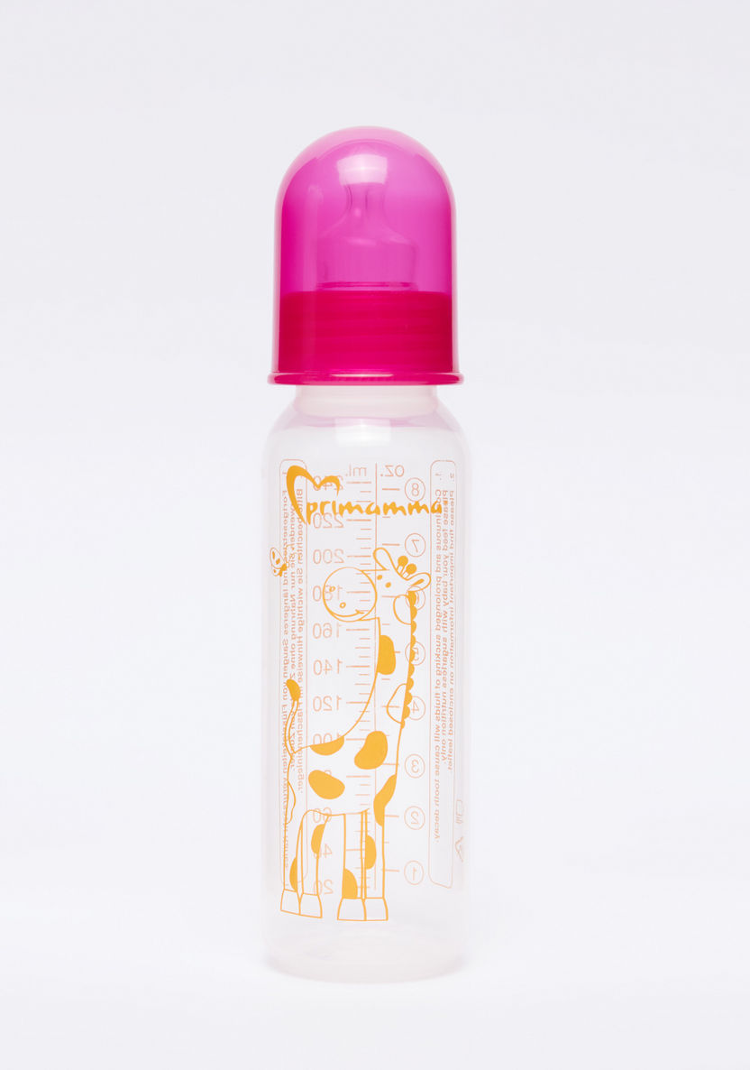 MAM Printed Feeding Bottle with Cap - 240 ml-Bottles and Teats-image-2