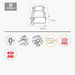 Cambrass Printed 2-Piece Cot Bumper Set-Crib Accessories-thumbnail-4