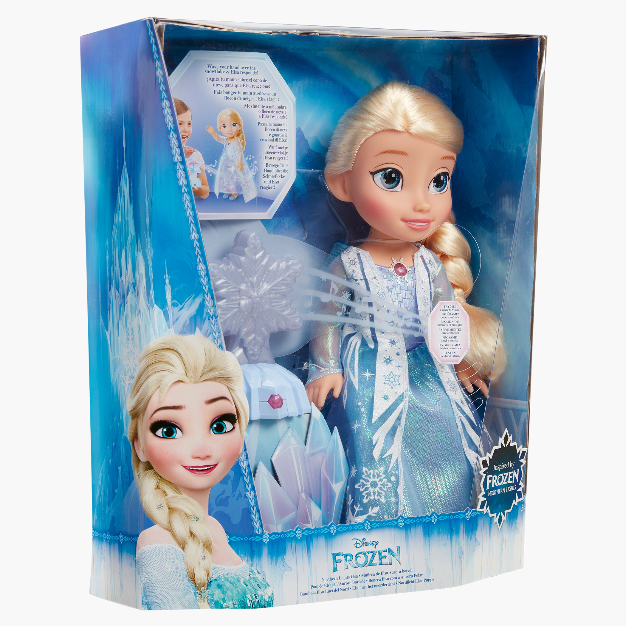 Buy Olaf s Frozen Adventure Northern Lights Elsa Pretend Play Doll Online Mothercare Bahrain