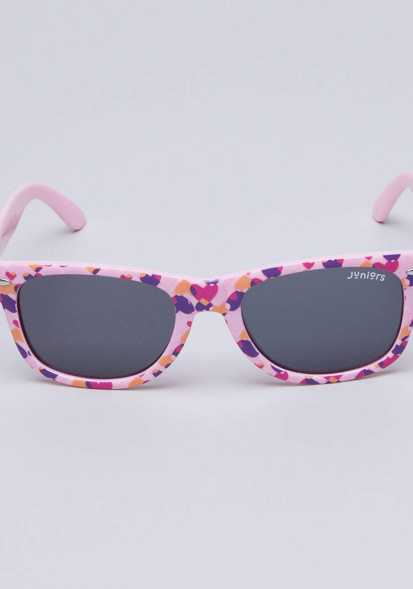 Juniors Printed Full Rim Wayfarer Sunglasses-Sunglasses-image-2