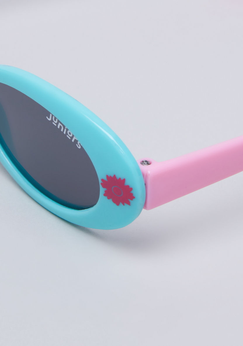 Juniors Printed Oval Sunglasses-Sunglasses-image-2
