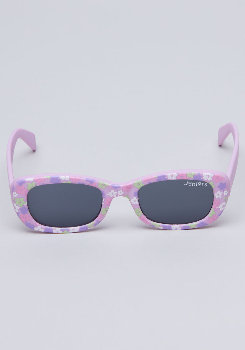 Printed Full Rim Sunglasses-Sunglasses-image-1
