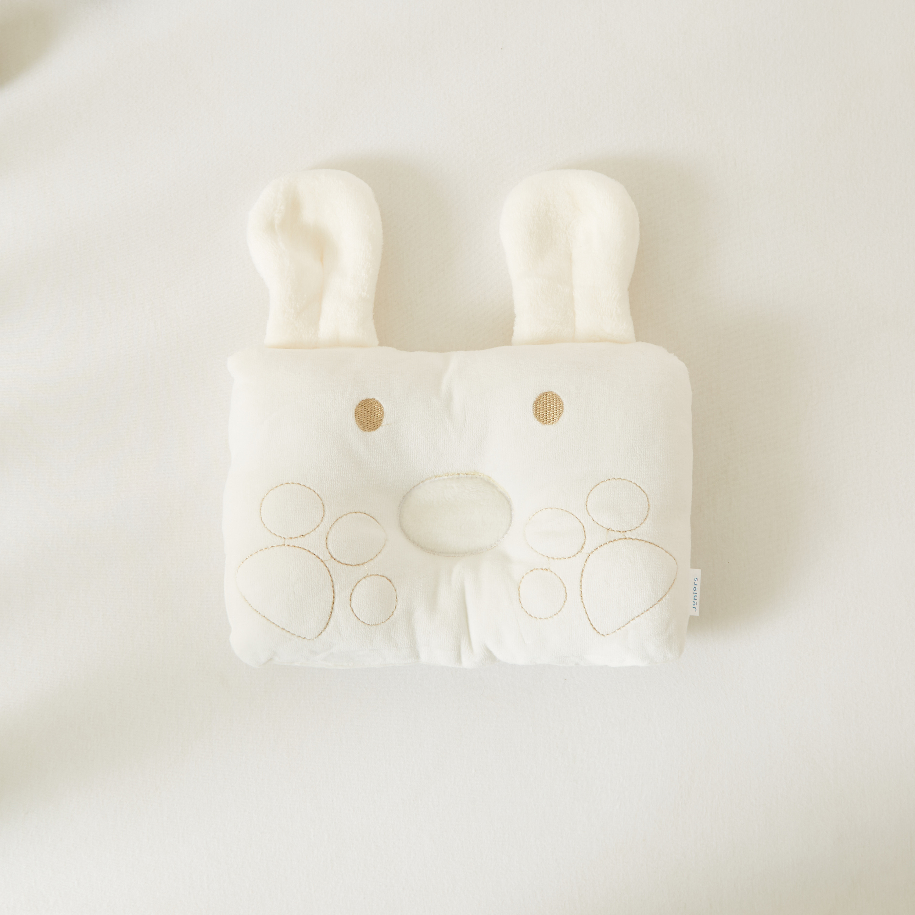 Juniors Bunny Shaped Pillow with Embroidery and Applique Detail-baby-nursery-babybedding-image-2