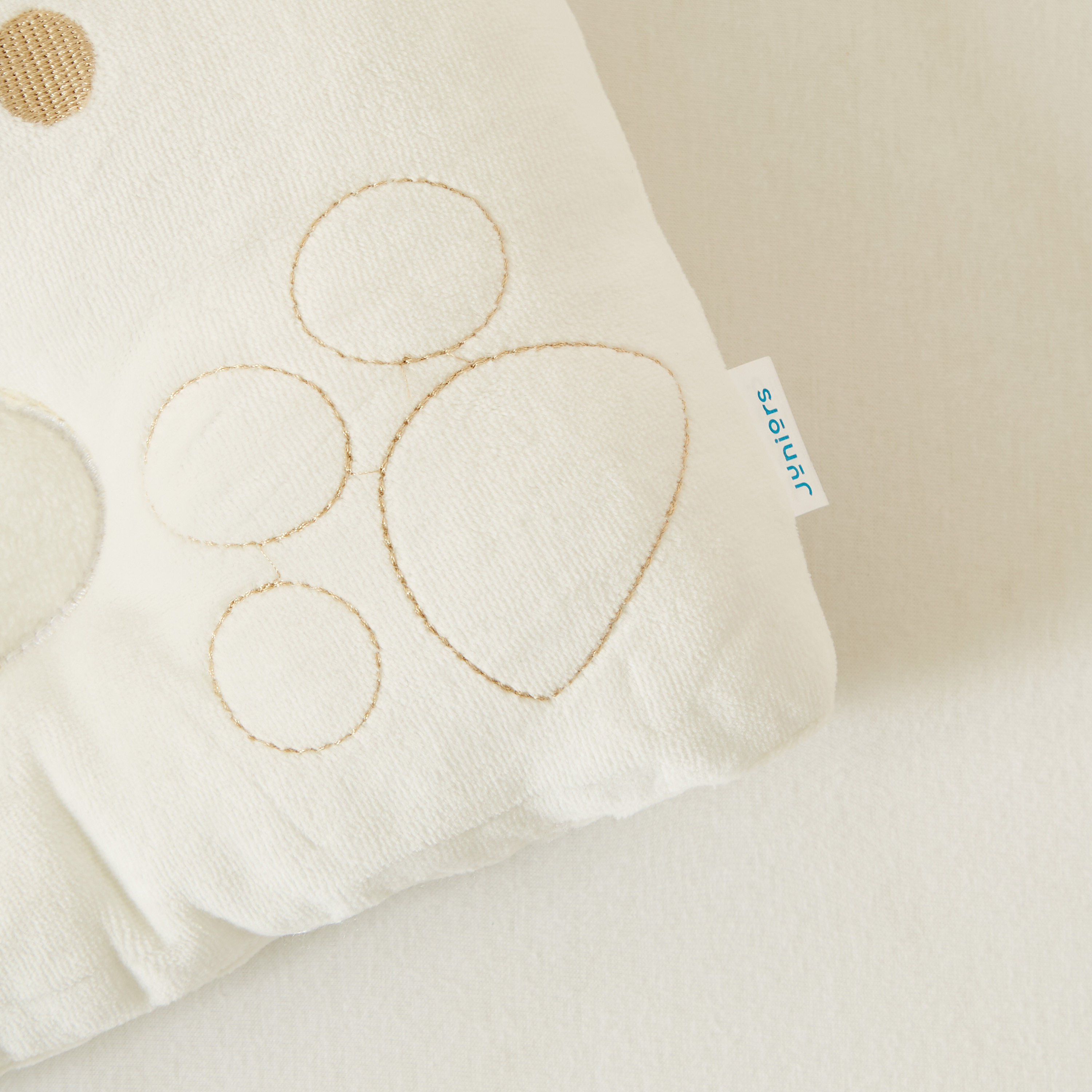 Juniors Bunny Shaped Pillow with Embroidery and Applique Detail-baby-nursery-babybedding-image-4