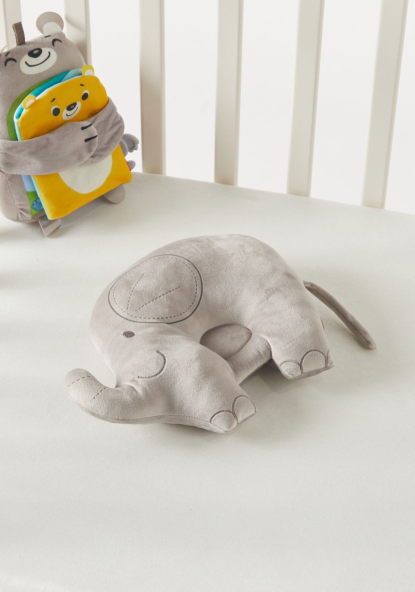 Juniors Elephant Shaped Plush Pillow-Baby Bedding-image-0