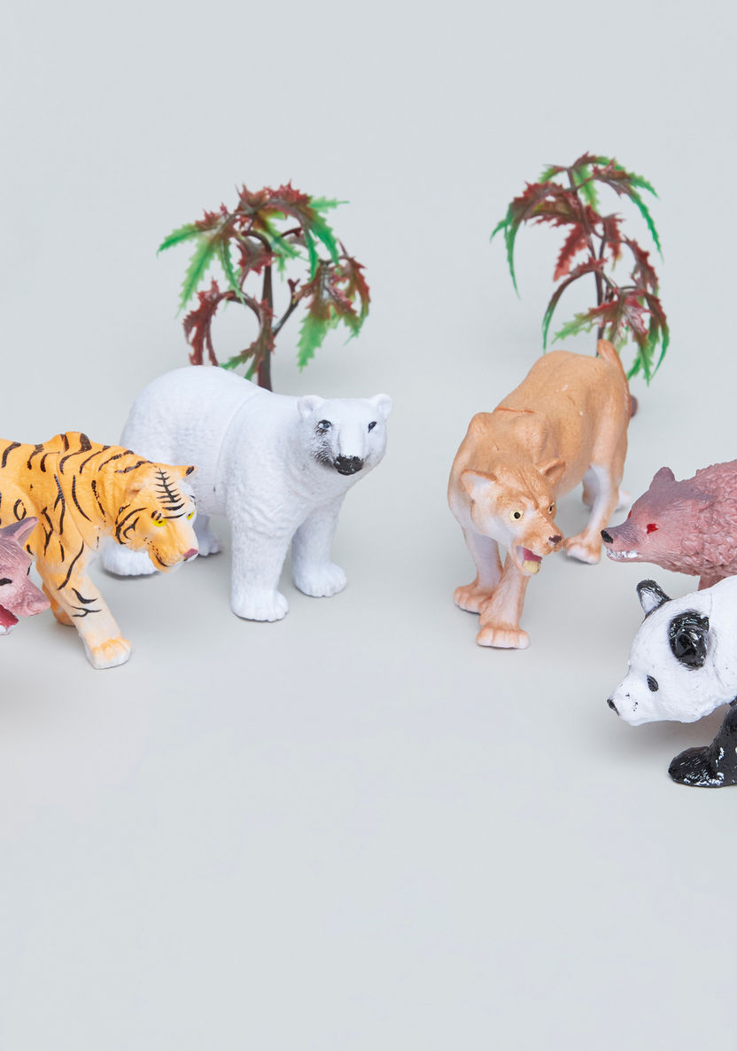 8-Piece Toy Wild Animals Set-Baby and Preschool-image-1