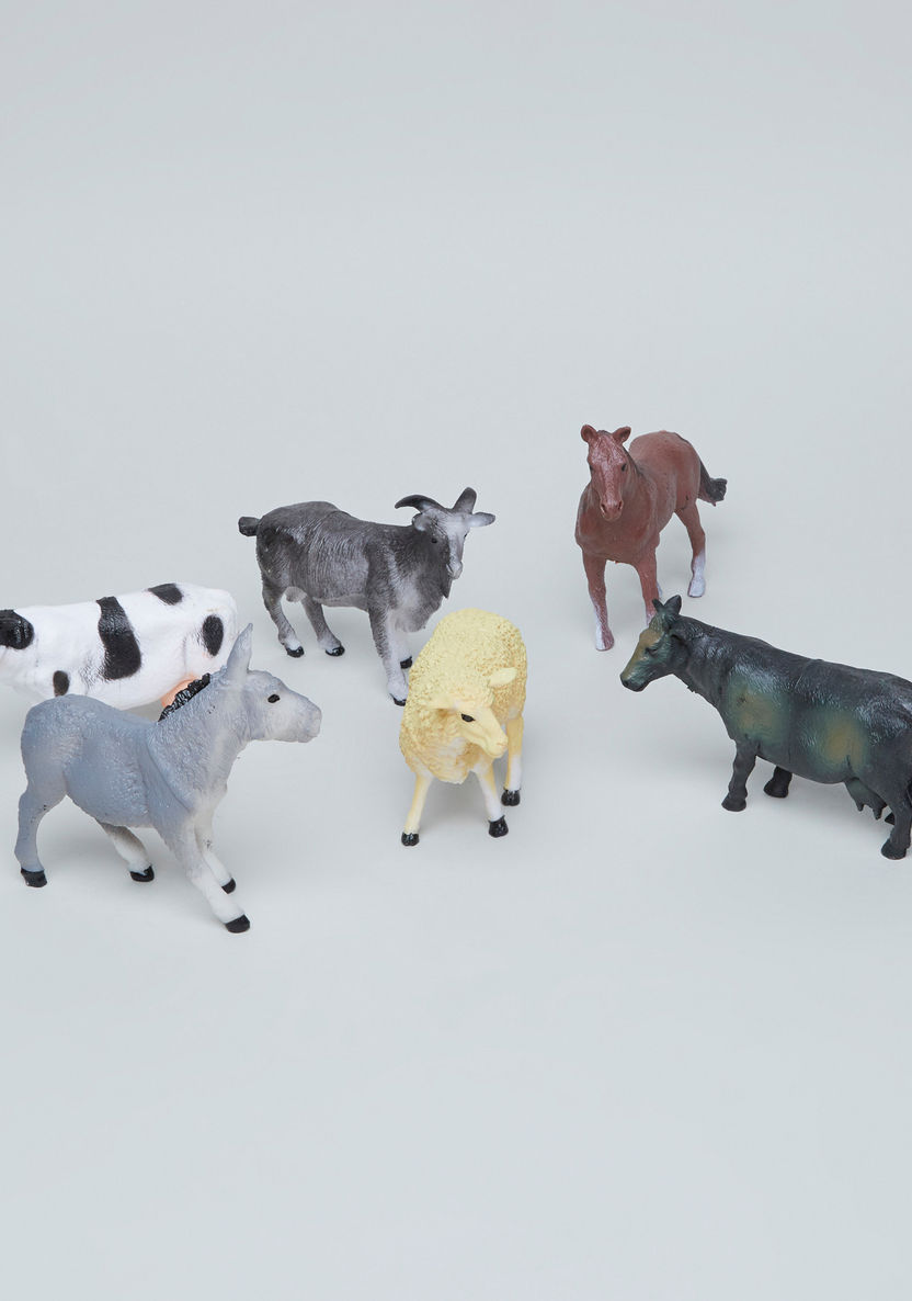 Assorted 6-Piece Farm Animal Toys-Gifts-image-0