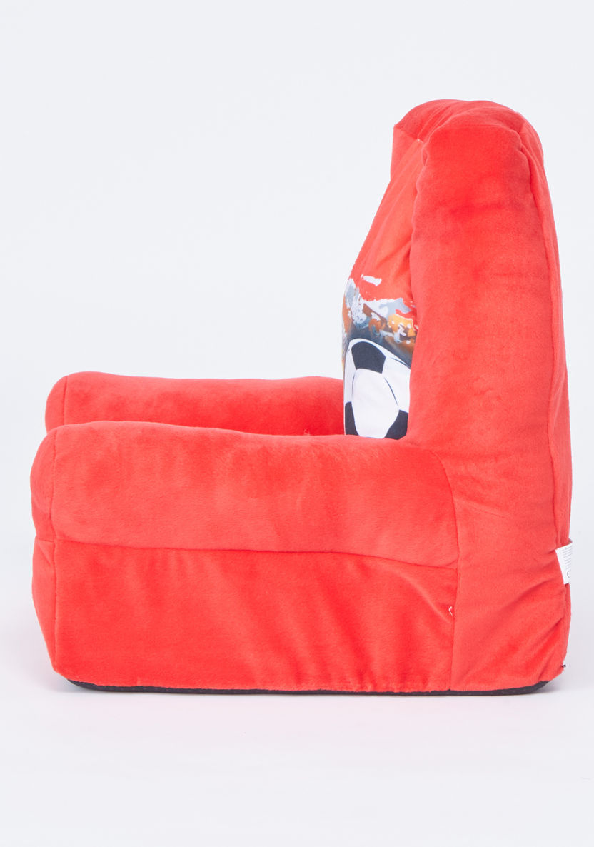 Juniors Soccer Printed 1-Seater Sofa-Chairs and Tables-image-1