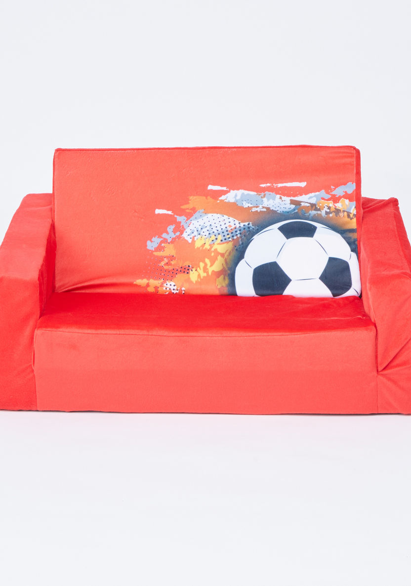 Juniors Soccer Printed Sofa Bed-Chairs and Tables-image-2