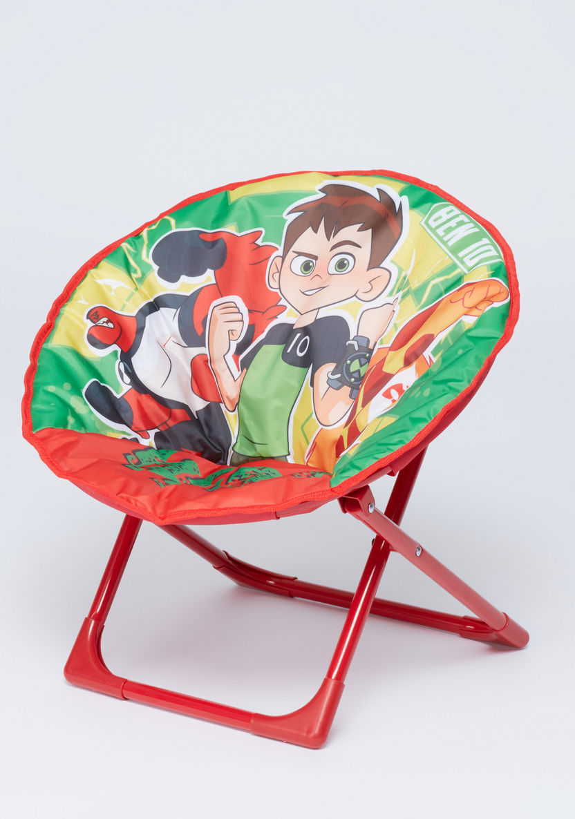 Ben 10 Printed Foldable Moon Chair-Chairs and Tables-image-0