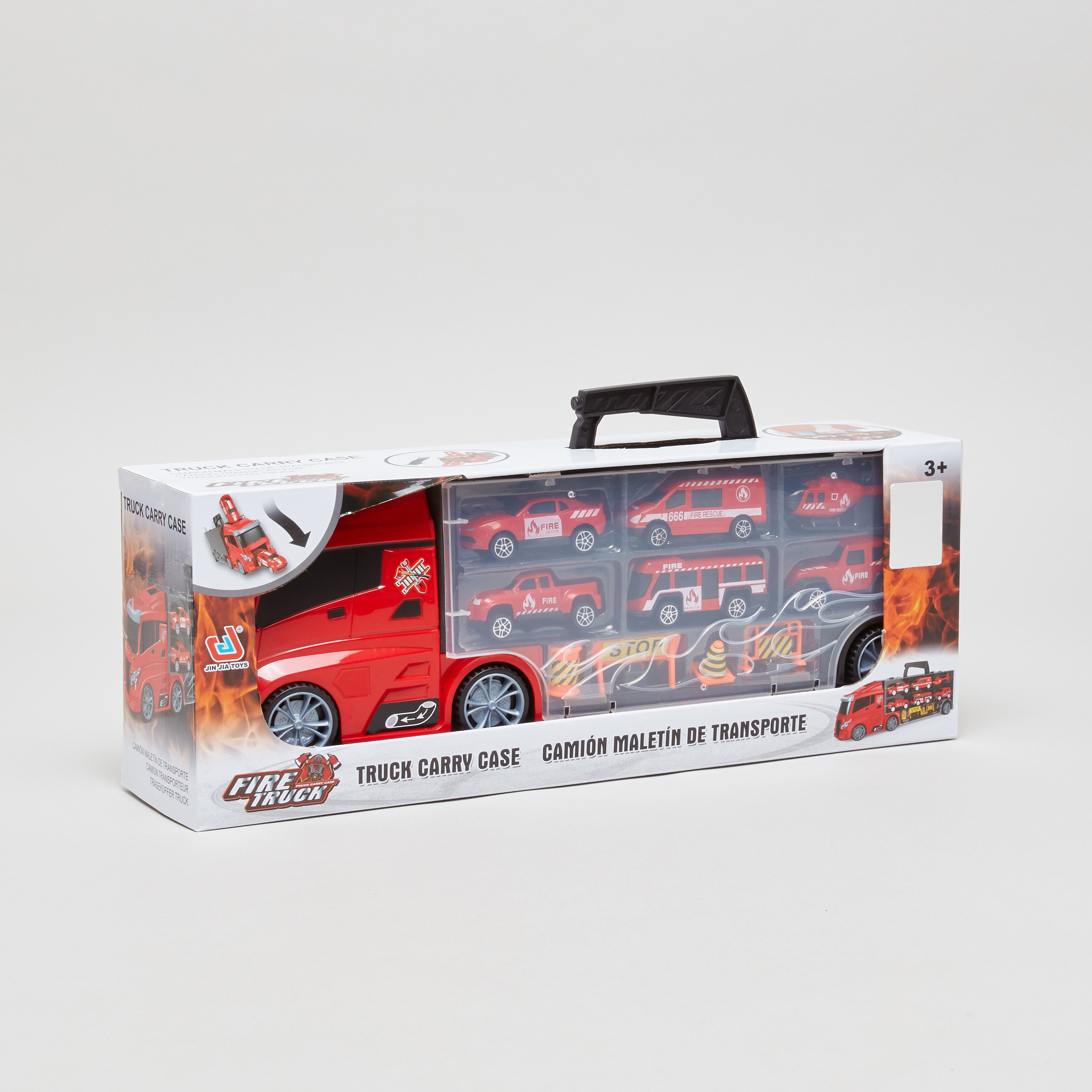 Truck Carry Case Playset with Toy Vehicles-others-image-1