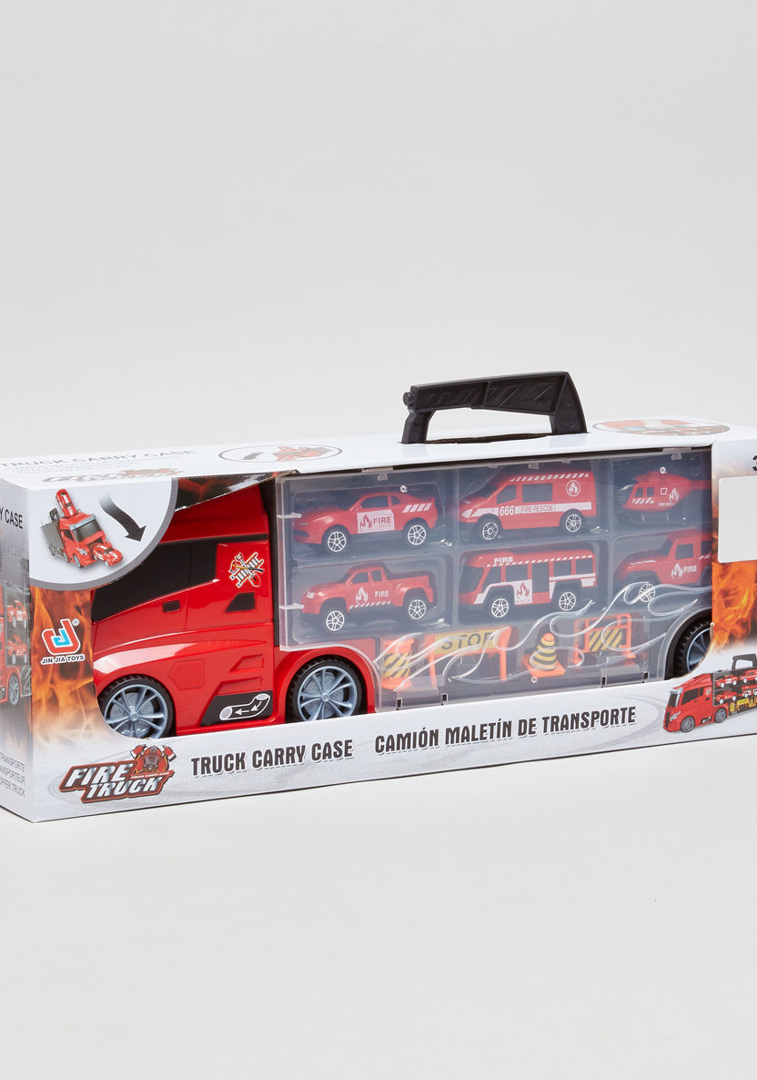 Truck Carry Case Playset with Toy Vehicles-Twinning-image-0