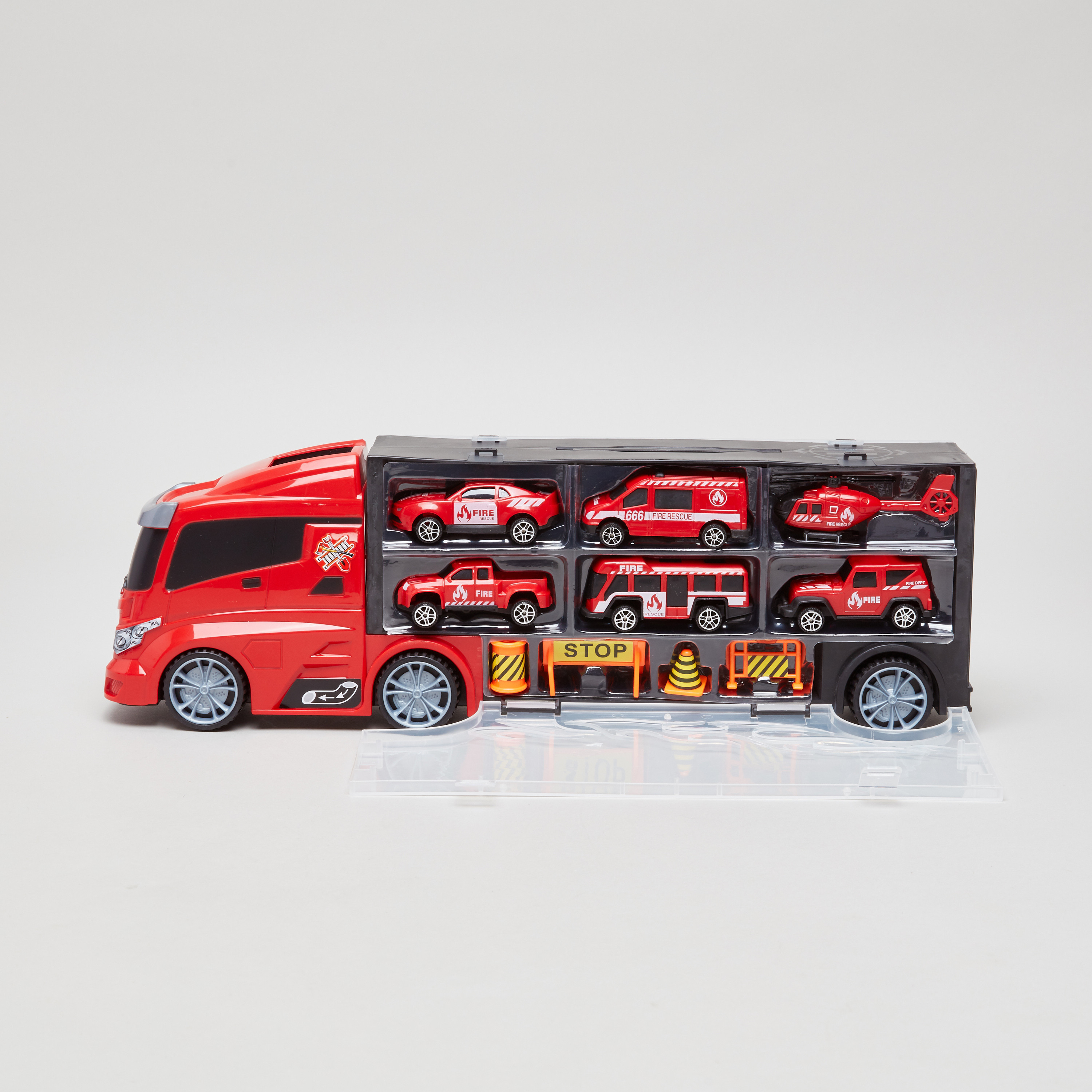 Truck Carry Case Playset with Toy Vehicles-others-image-2