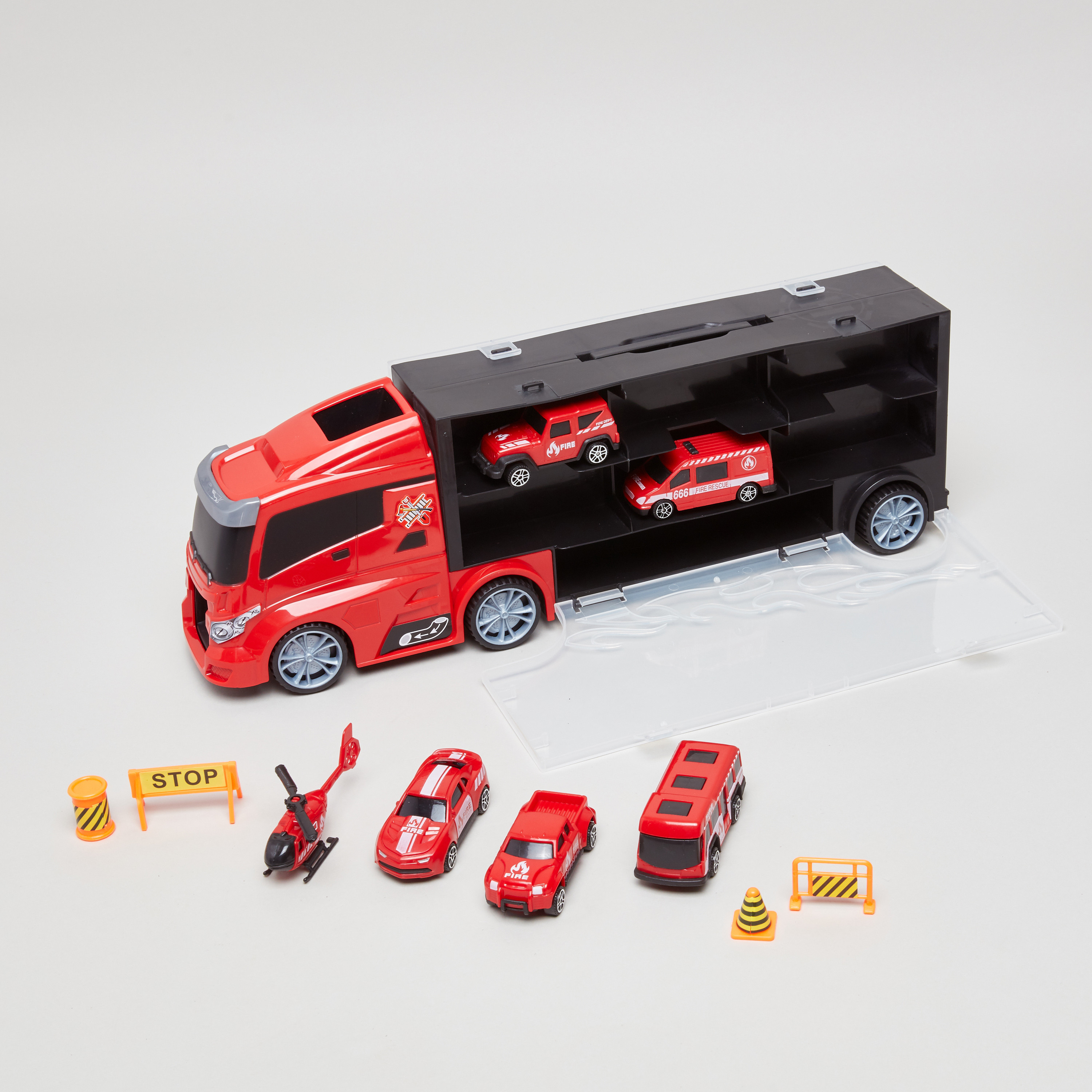 Truck Carry Case Playset with Toy Vehicles-others-image-4