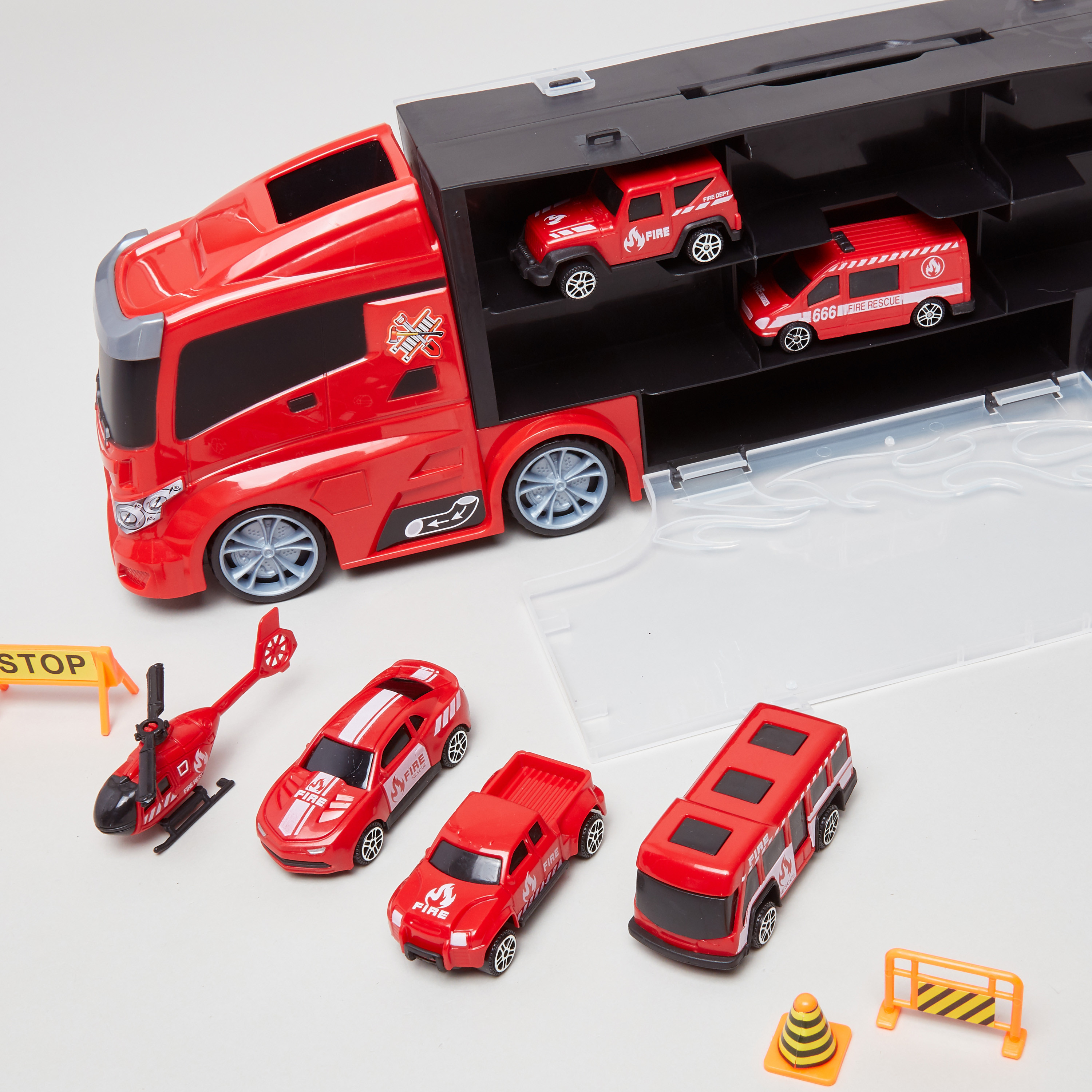 Truck Carry Case Playset with Toy Vehicles-others-image-5