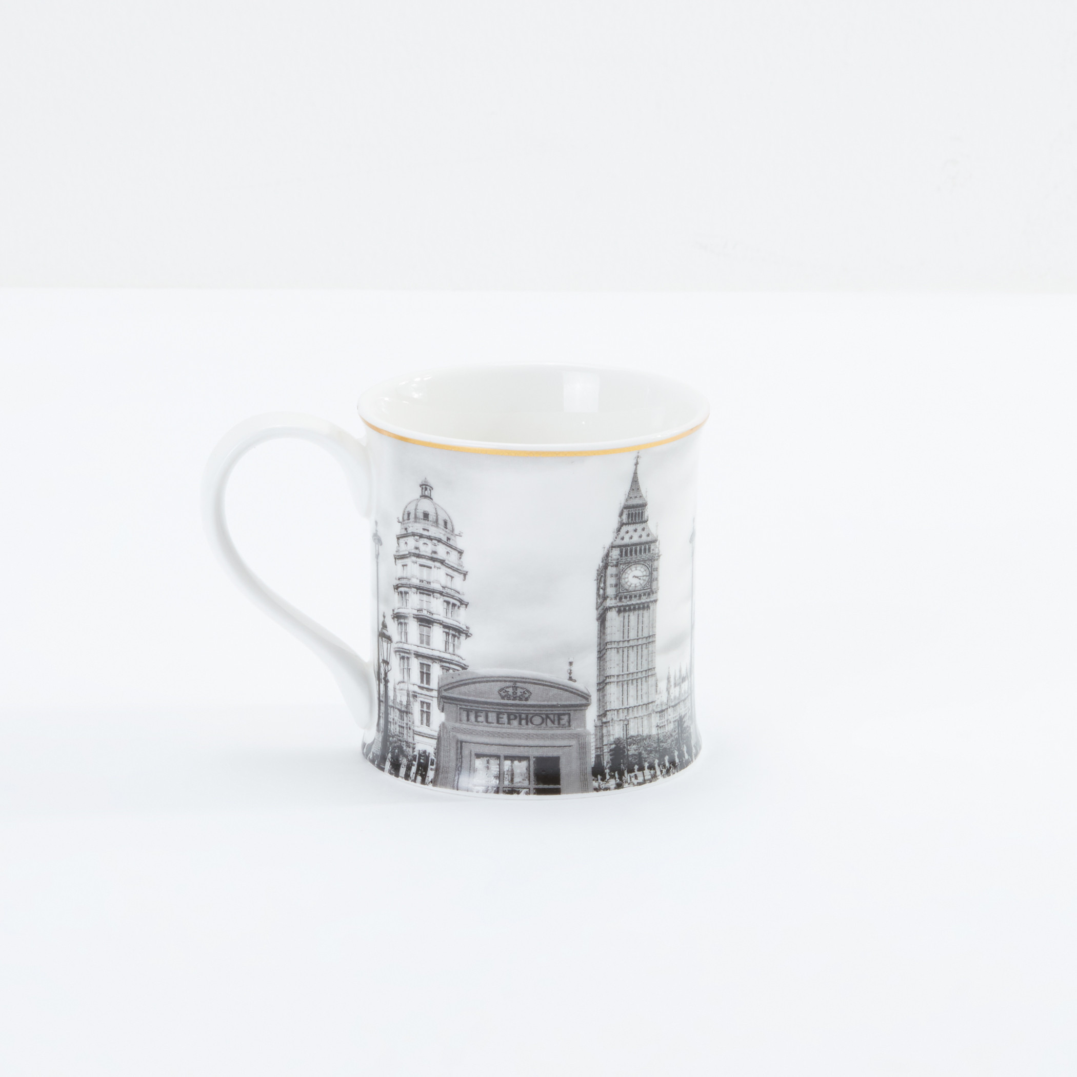London Printed Coffee Mug with Handle-household-dining-teaandcoffee-mugsandcups-image-1