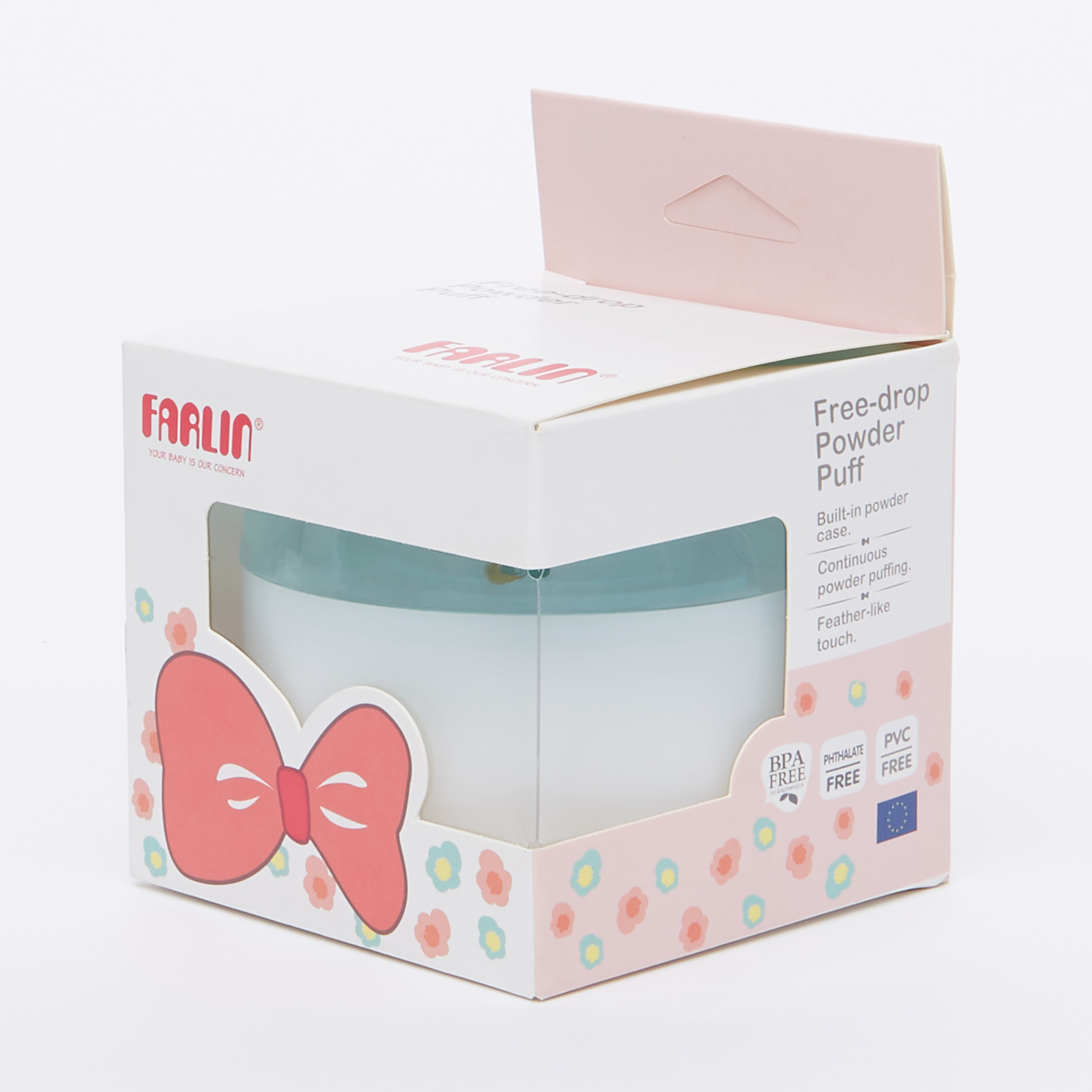 FARLIN Free-Drop Powder Puff with Case-baby-bathandcare-hairbodyskincare-image-3