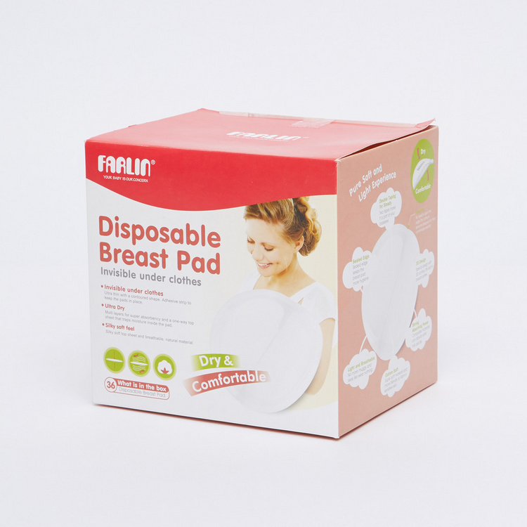 FARLIN 36-Piece Disposable Breast Pad Set