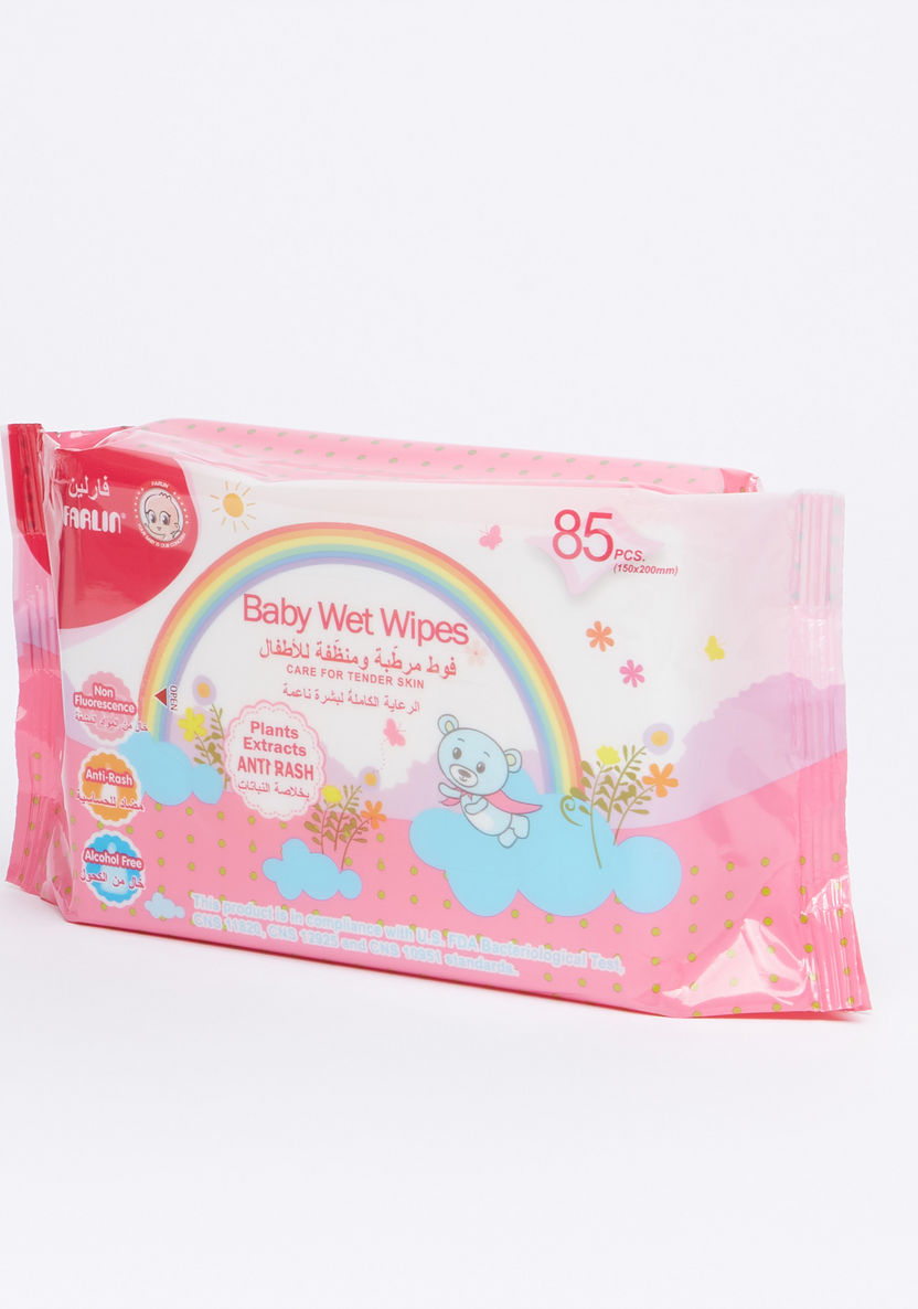 FARLIN 1+1 85-Piece Wet Baby Wipes-Baby Wipes-image-0