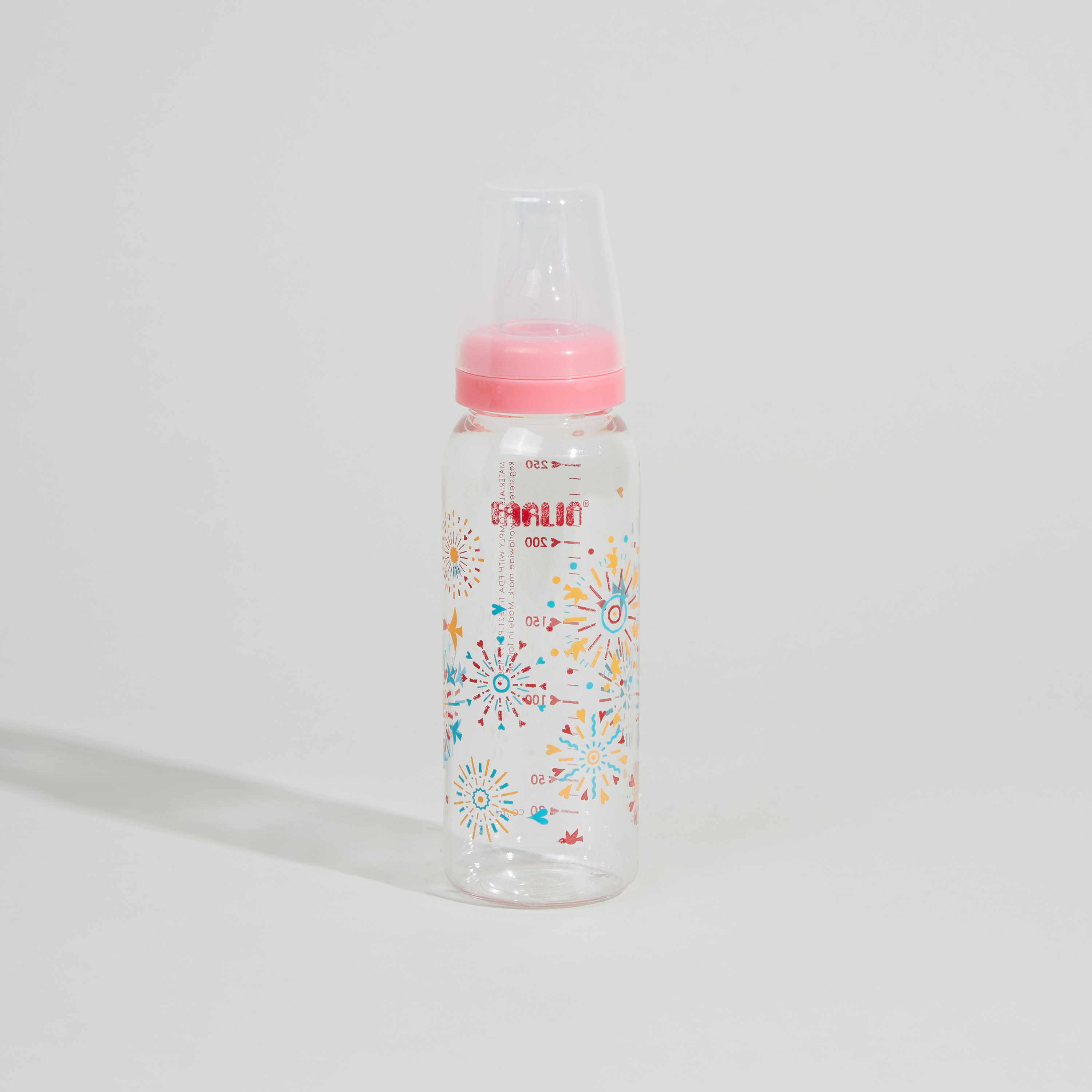 رضّاعة أطفال مع غطاء بسعة - 250 مل من فارلين.-baby-feeding-feedingbottles-bottlesandteats-image-1
