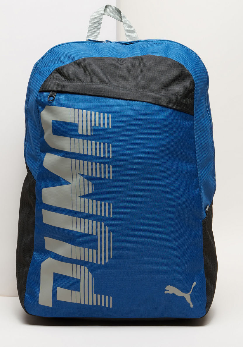 PUMA Printed Backpack with Zip Closure-Back To School-image-0