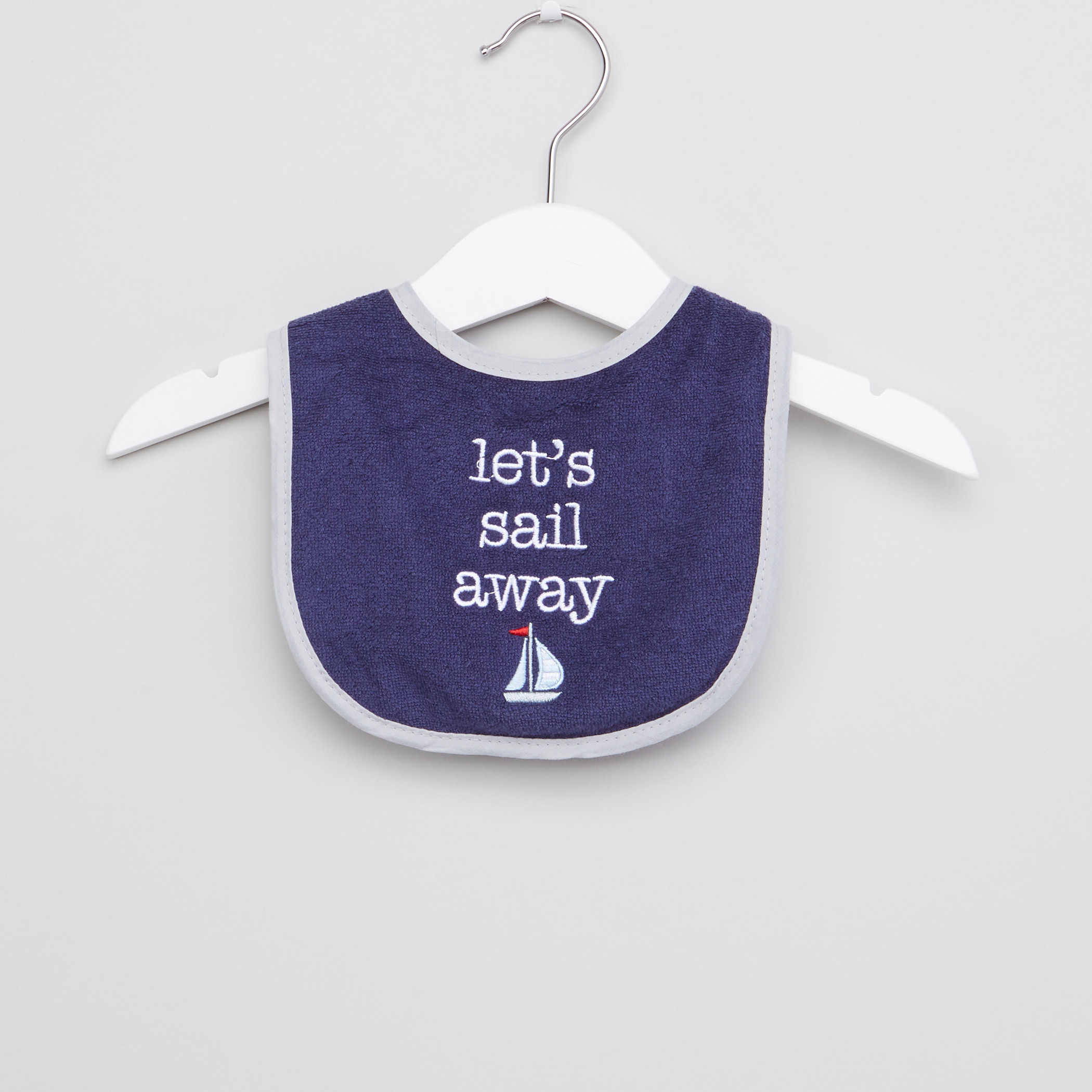 Luvable Friends Embroidered Bib with Hook and Loop Closure - Set of 5-baby-feeding-bibs-image-9