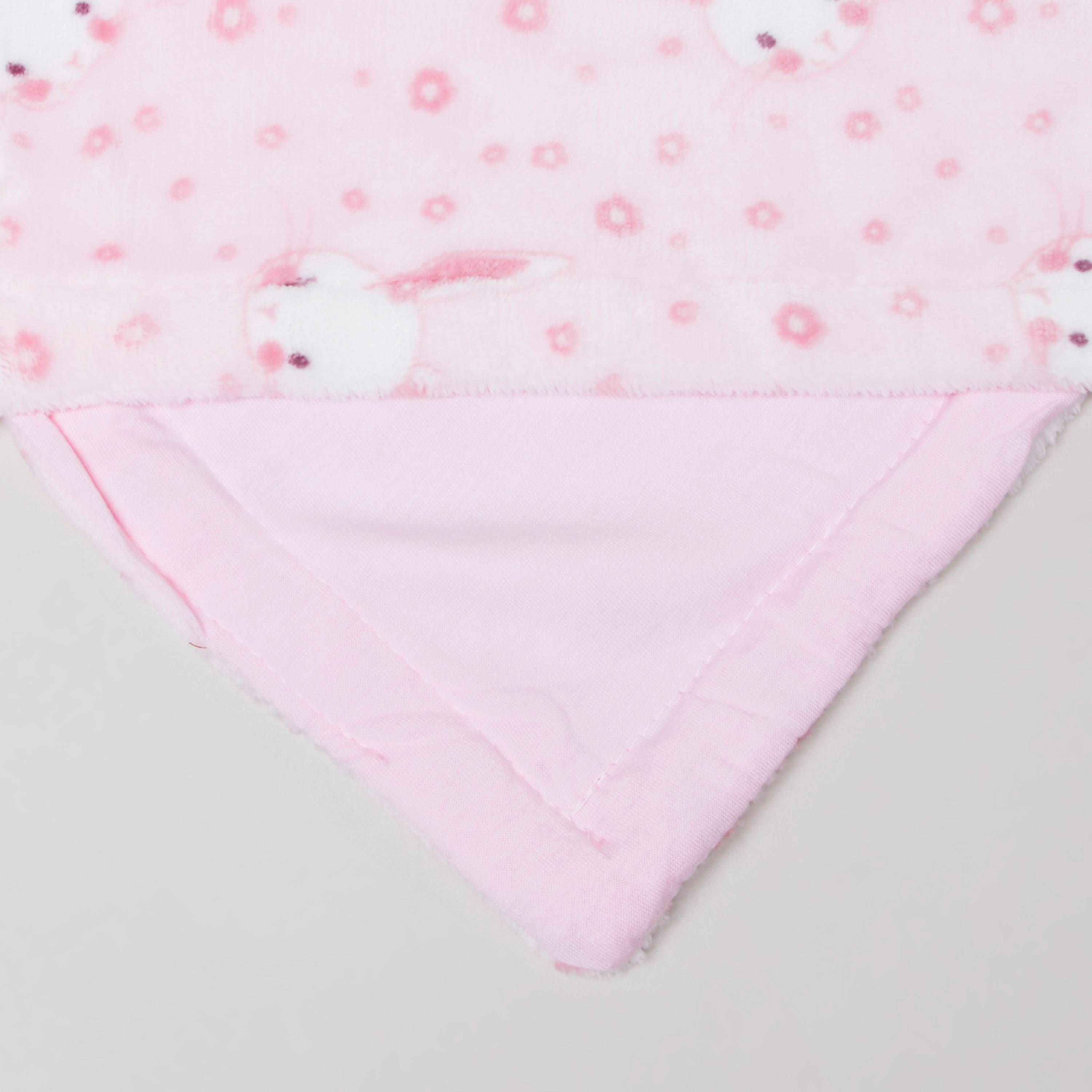 Juniors Rabbit Print Blanket - 76x100 cms-baby-nursery-blanketsandswaddles-blanketsandquilts-image-3