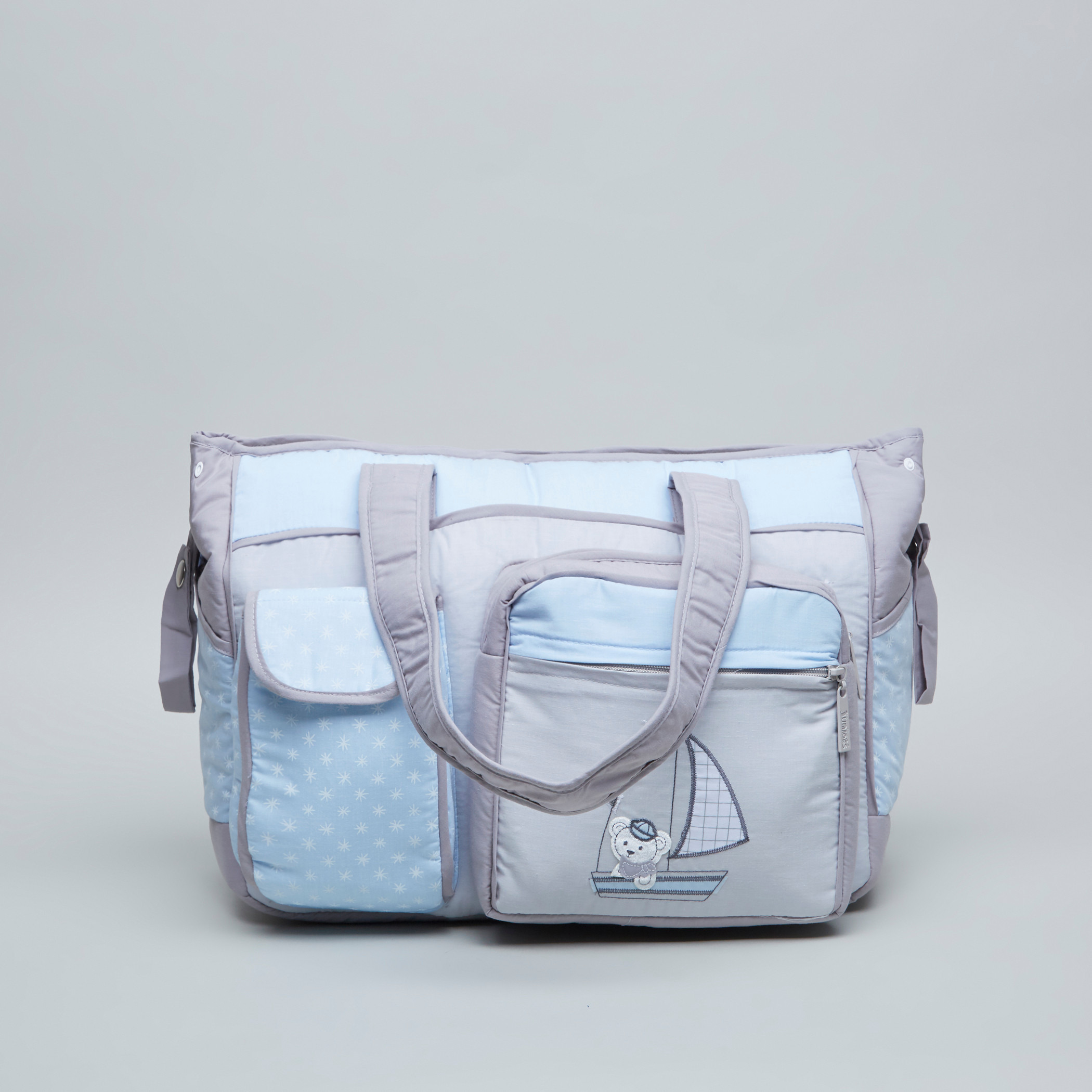 حقيبة الحفاضات بطبعات دب من جونيور.-baby-gear-diaperbags-image-3